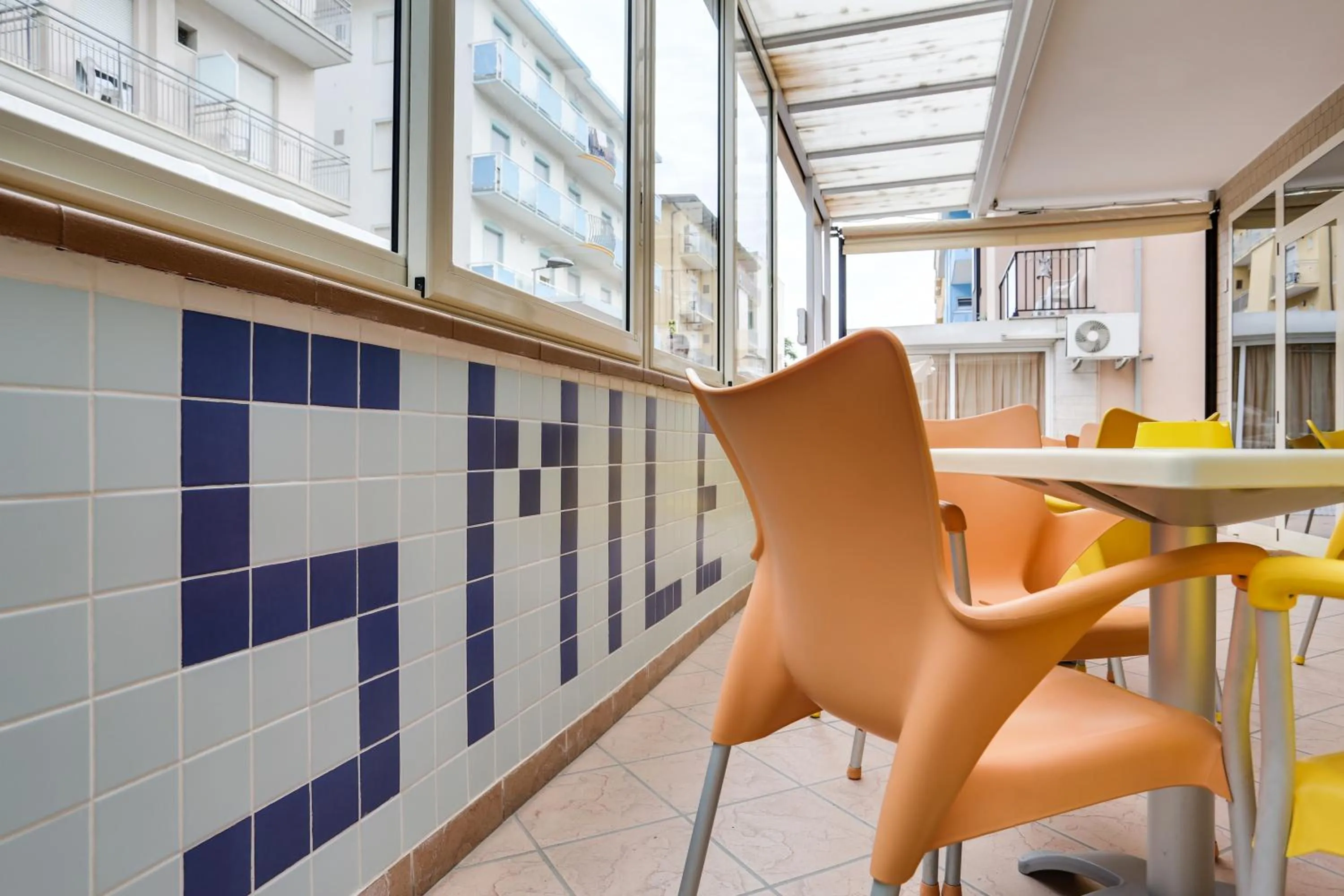 Patio in Hotel Smile