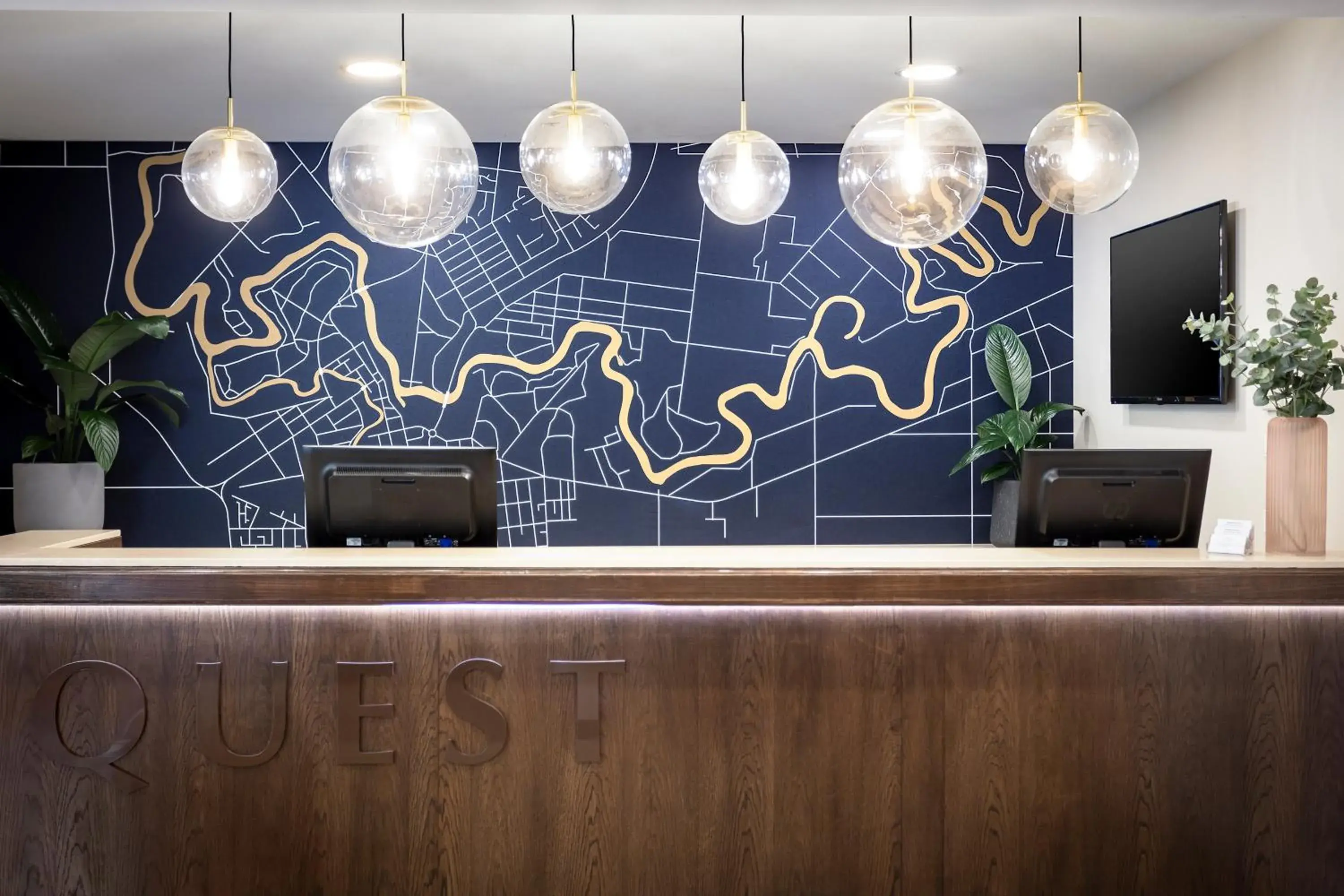 Lobby or reception in Quest Echuca Lobby or reception in Quest Echuca