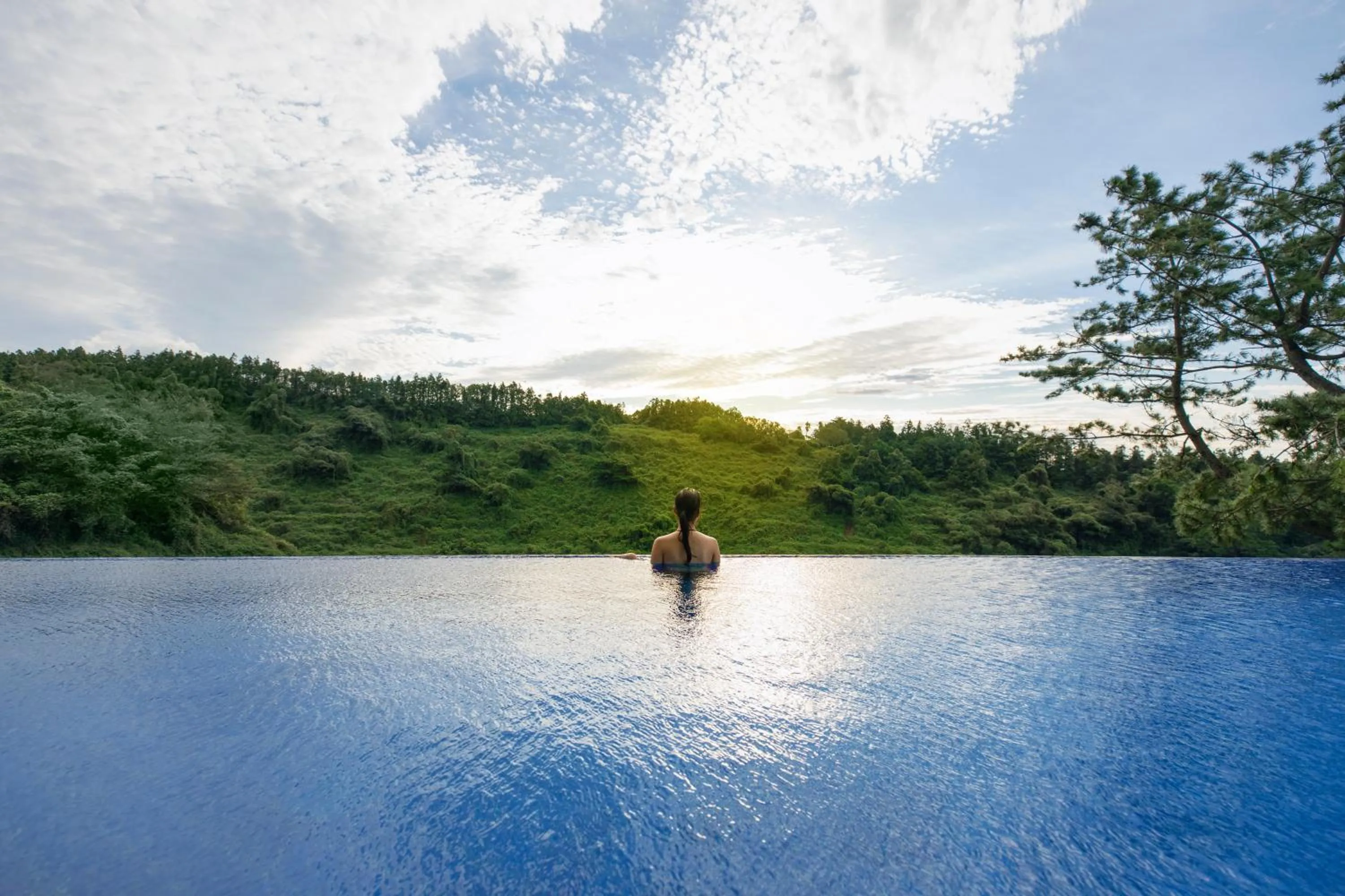 Swimming pool in Hidden Cliff Hotel and Nature