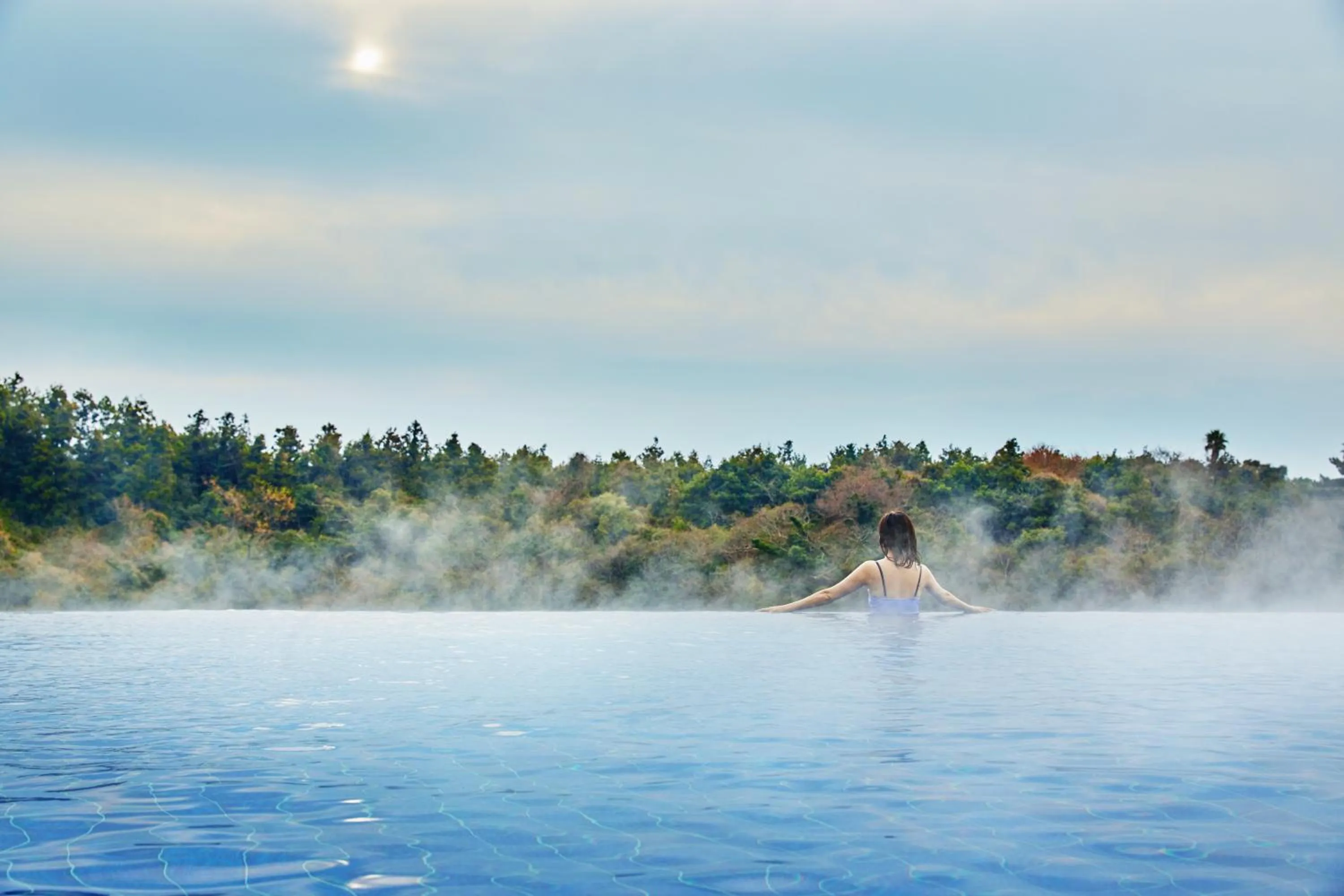 Swimming pool in Hidden Cliff Hotel and Nature