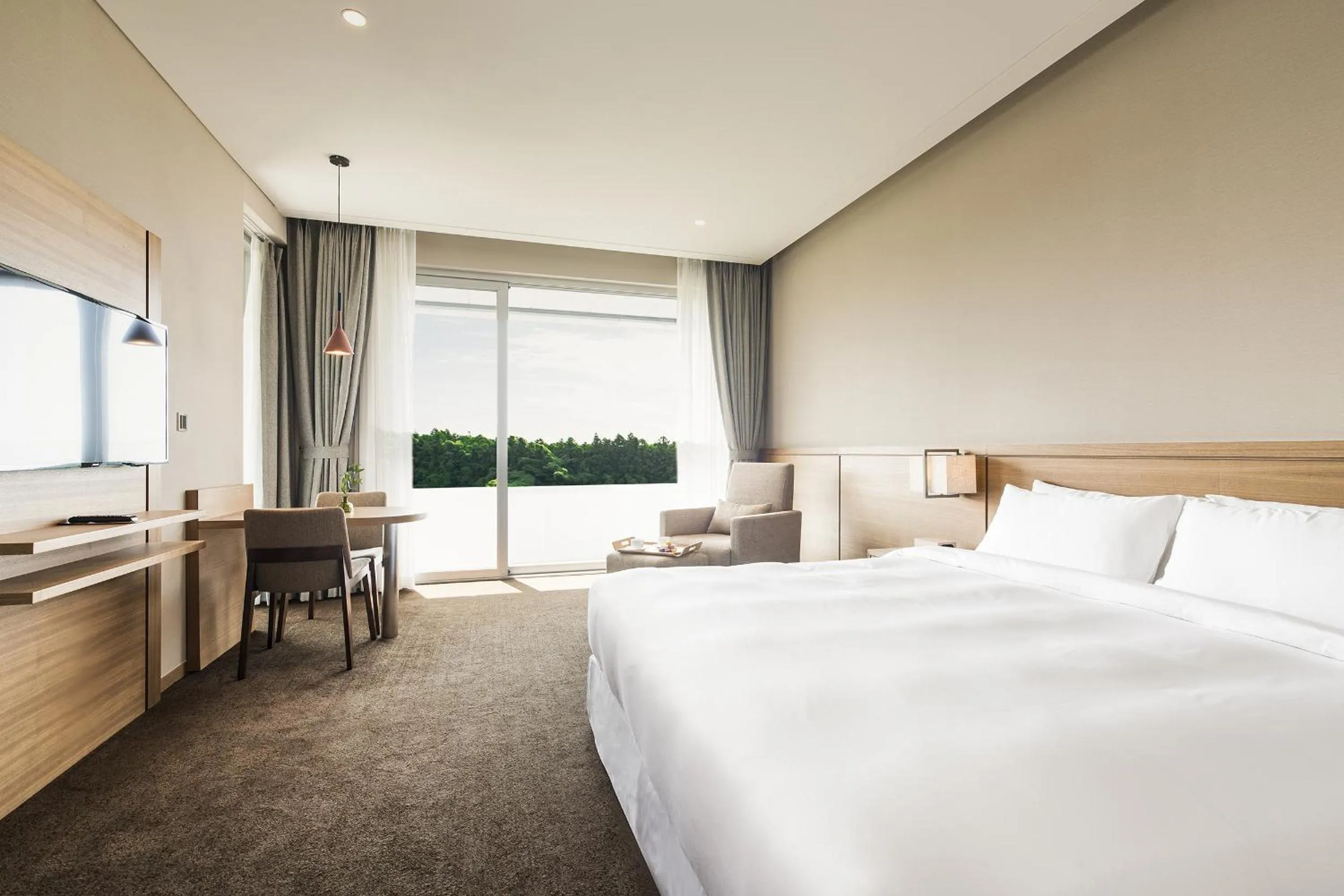 Pool view, Bed in Hidden Cliff Hotel and Nature