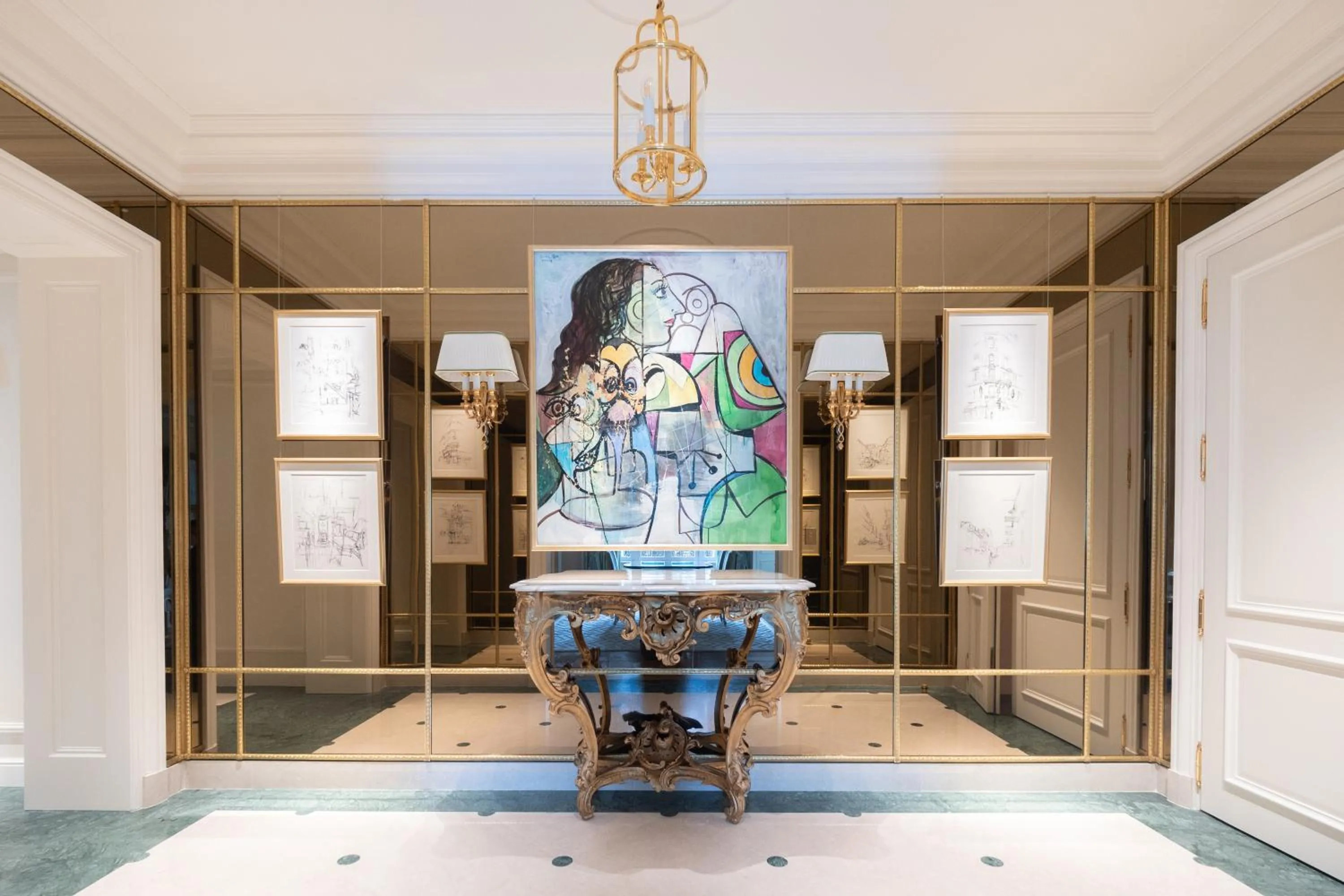 Decorative detail in Le Bristol Paris, Oetker Hotels