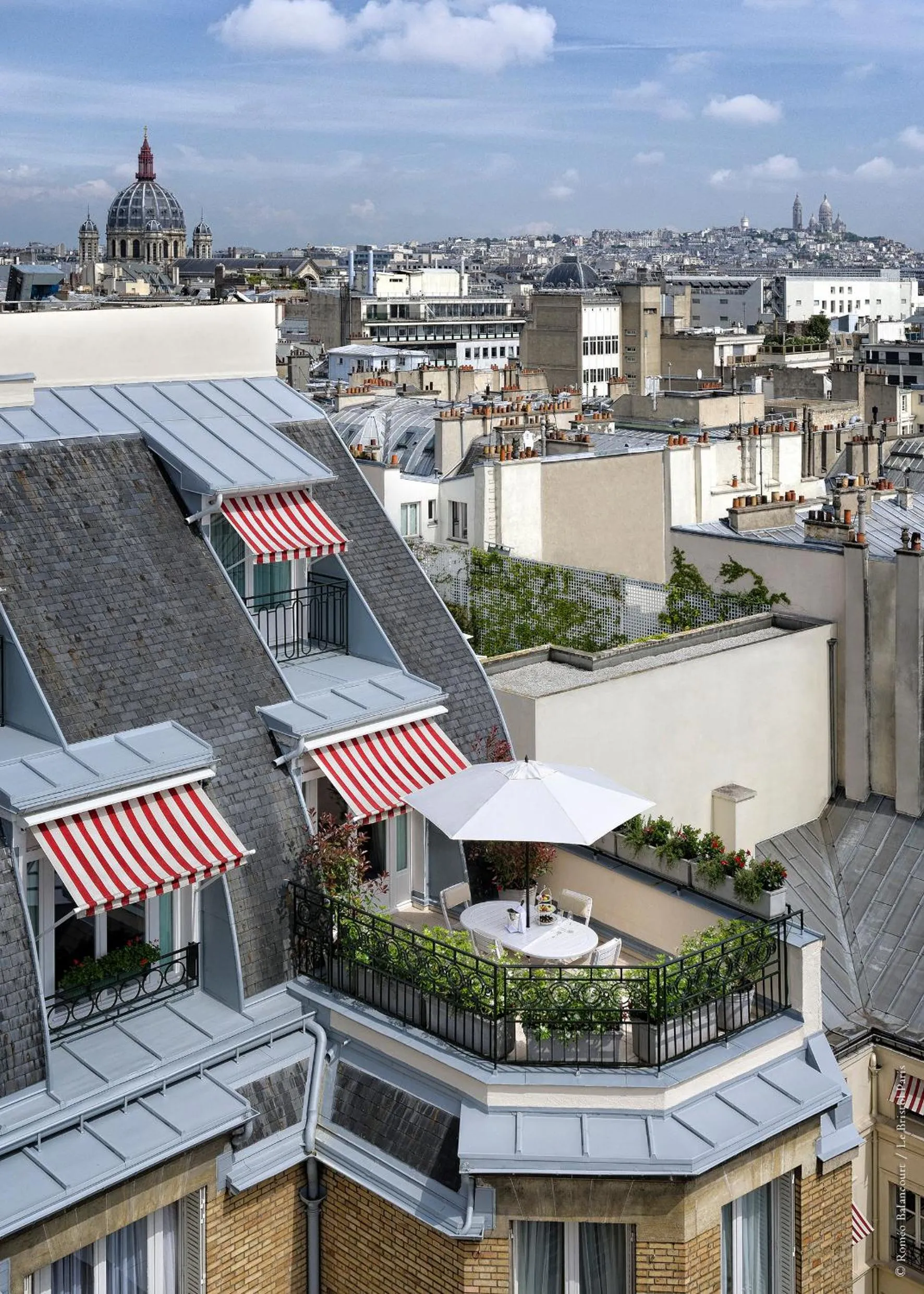 Bird's eye view in Le Bristol Paris, Oetker Hotels