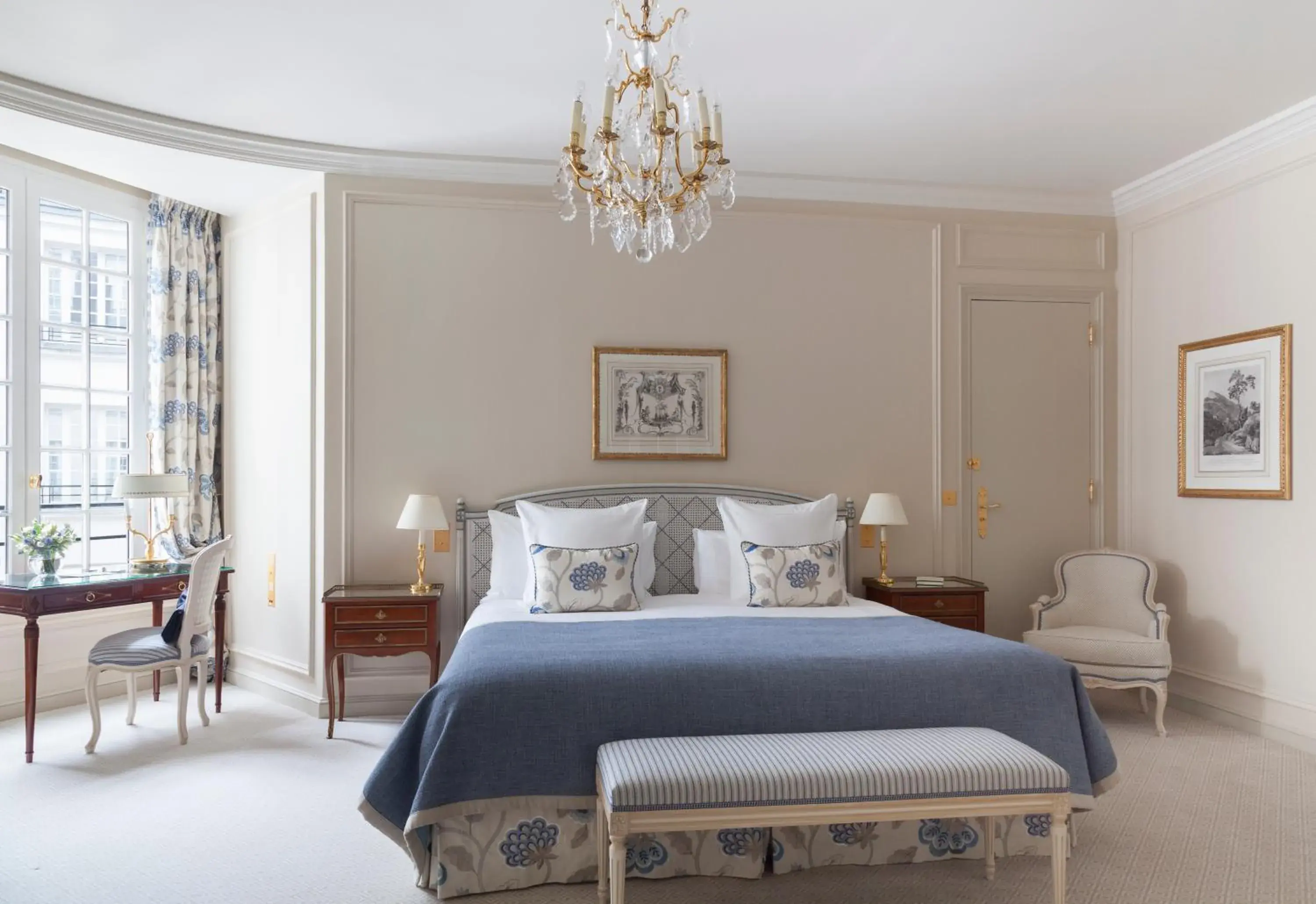 Triple Room with Balcony in Le Bristol Paris, Oetker Hotels Triple Room with Balcony in Le Bristol Paris, Oetker Hotels