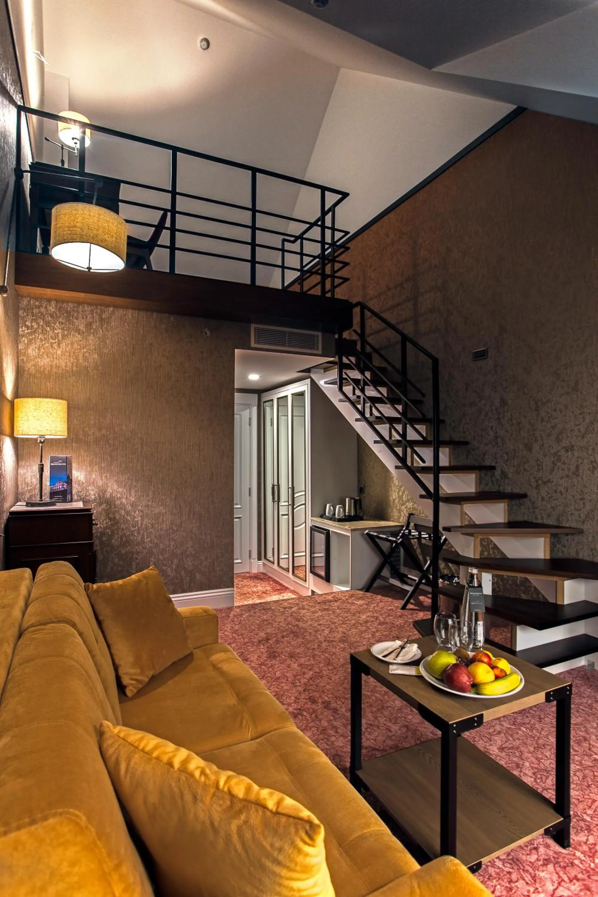 Living room in Mell Hotel