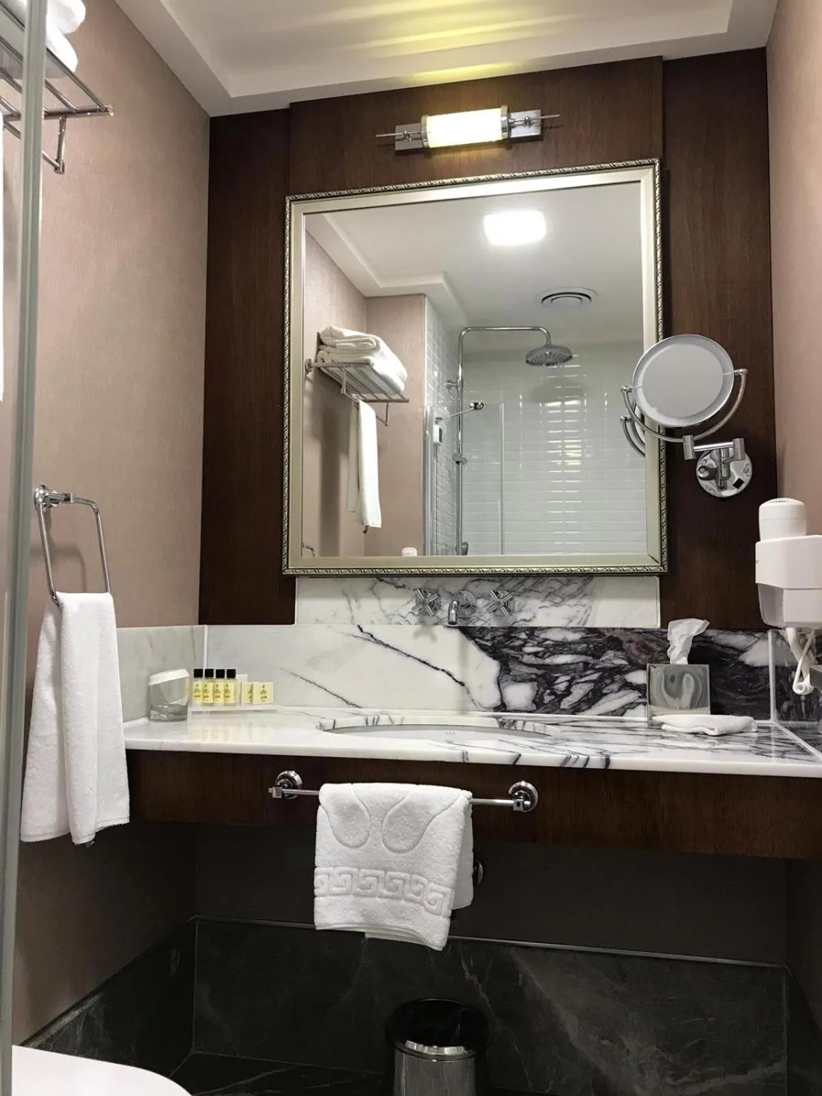 Shower in Mell Hotel