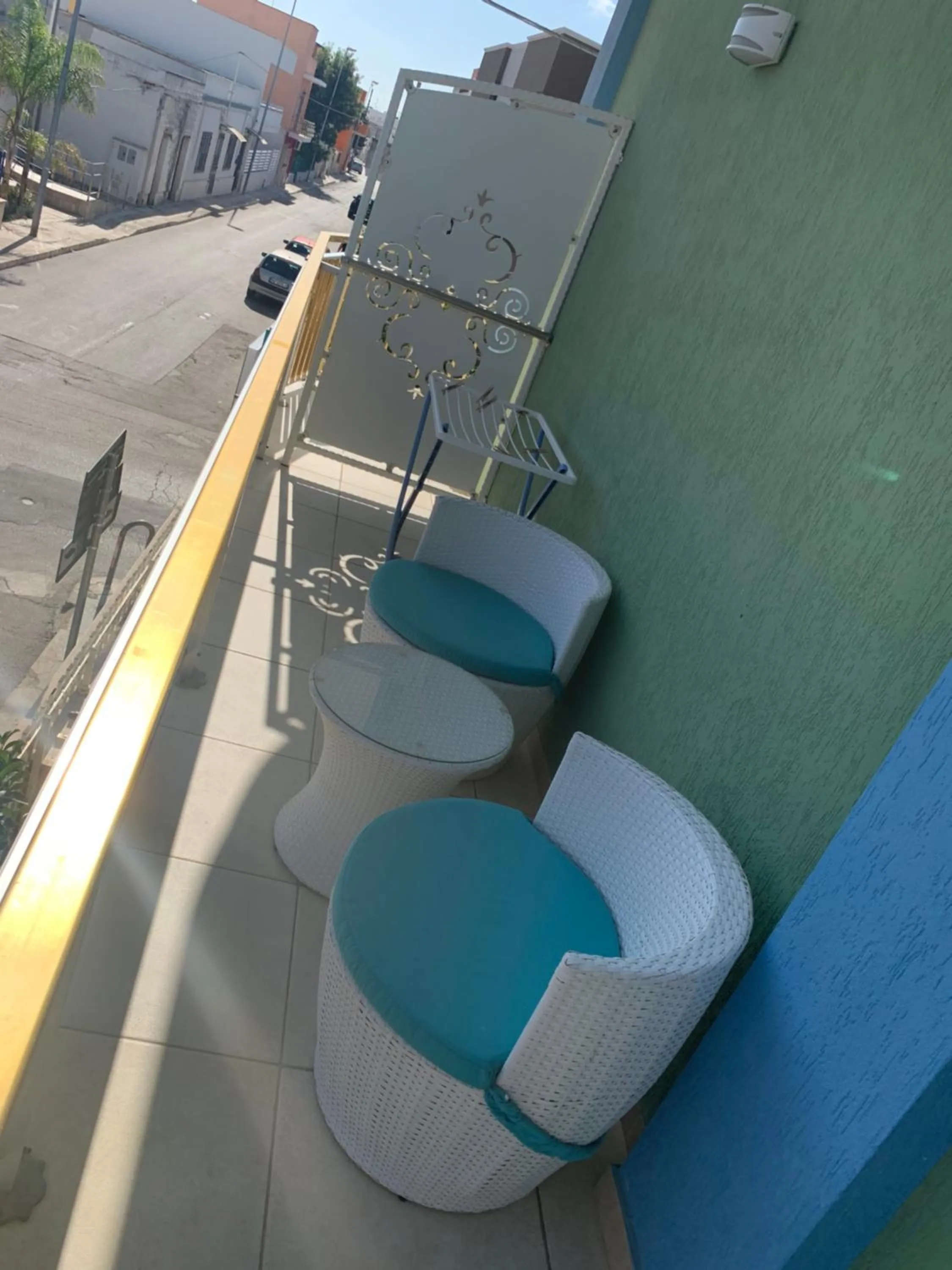 Balcony/Terrace in Palazzo Greco B&B