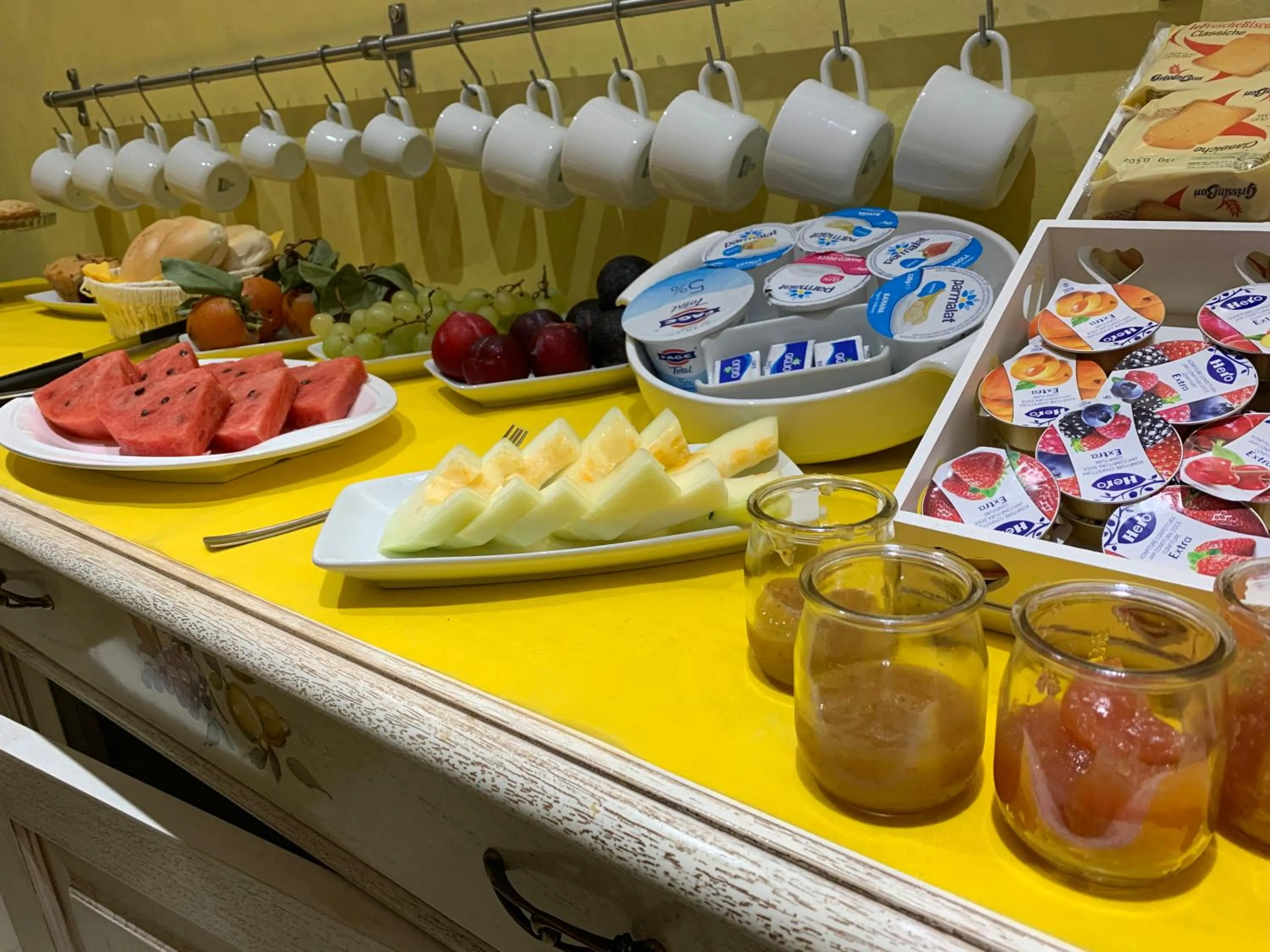 Buffet breakfast in Palazzo Greco B&B