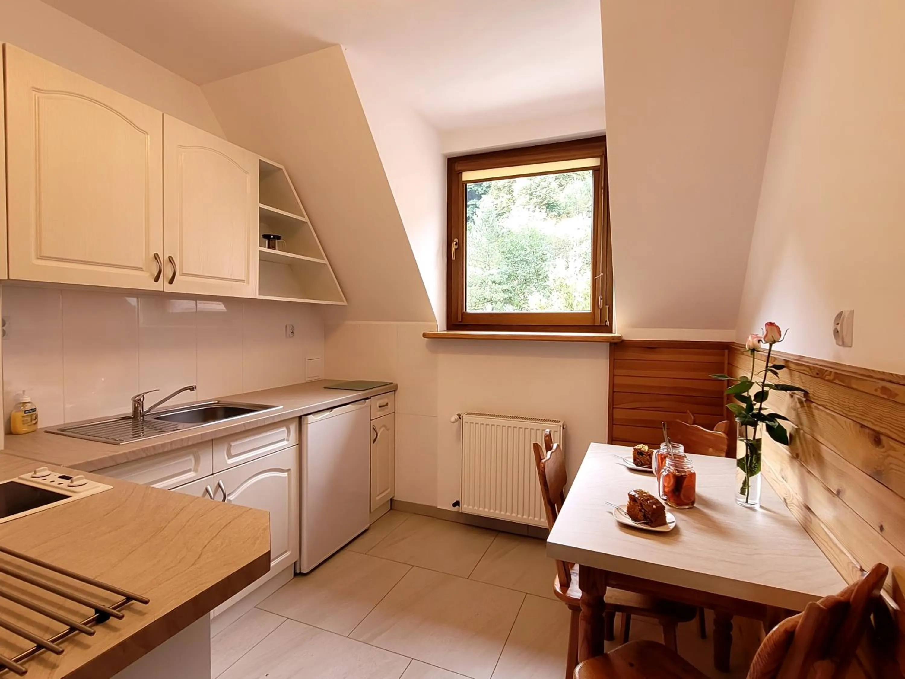 Kitchen or kitchenette in Rezydencja Leśny Dwór