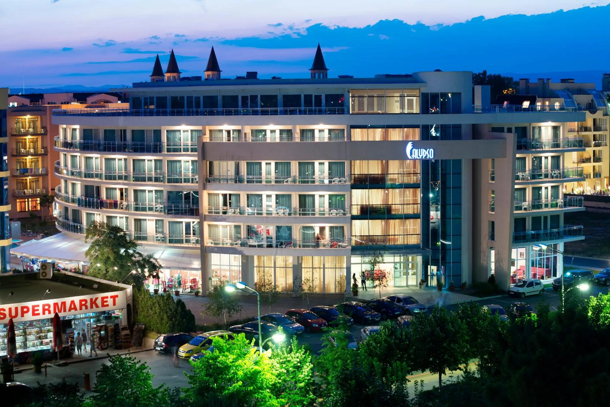 Facade/entrance in Calypso Hotel - All Inclusive