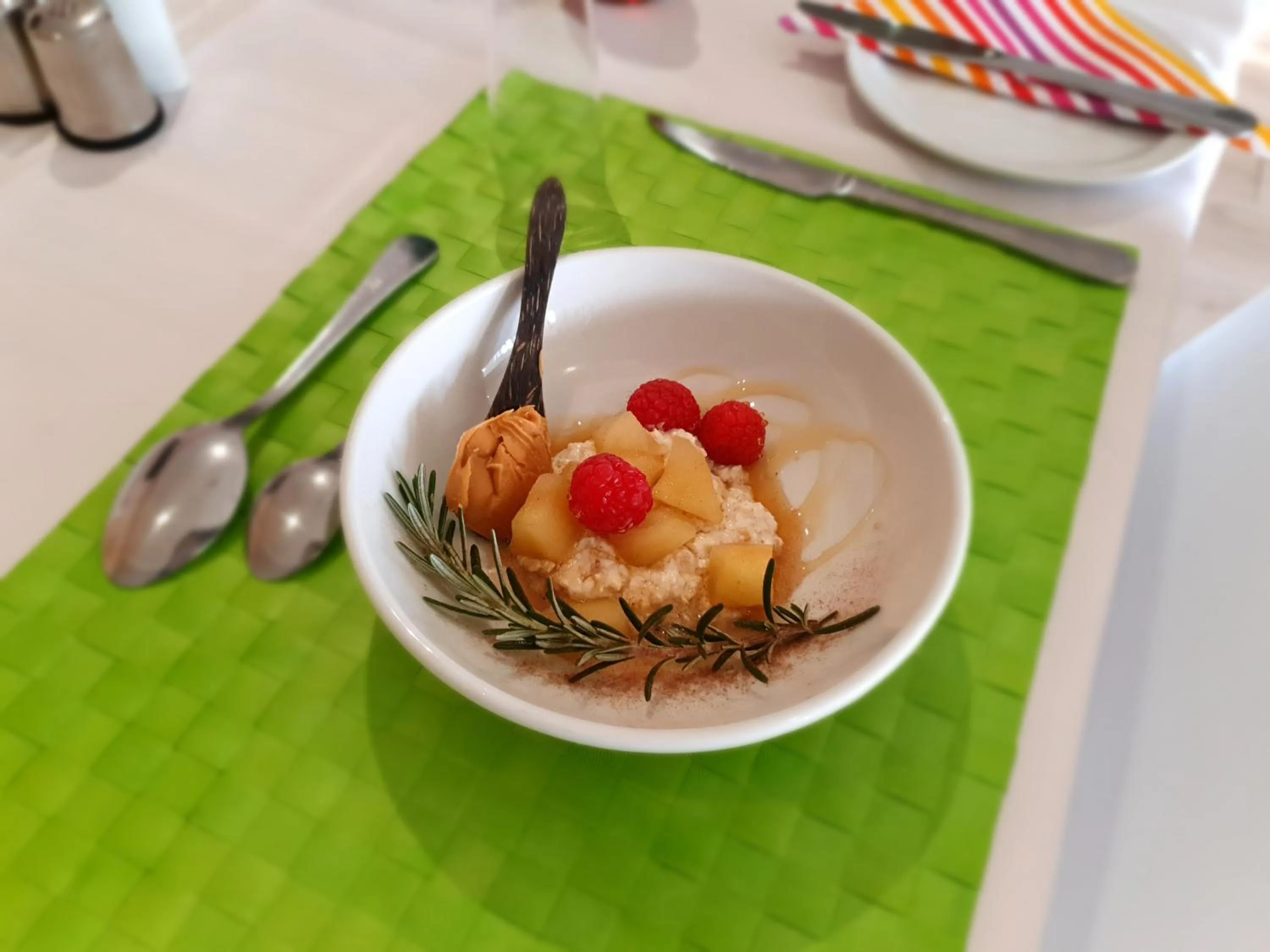 Continental breakfast in Two Fat Owls Guesthouse