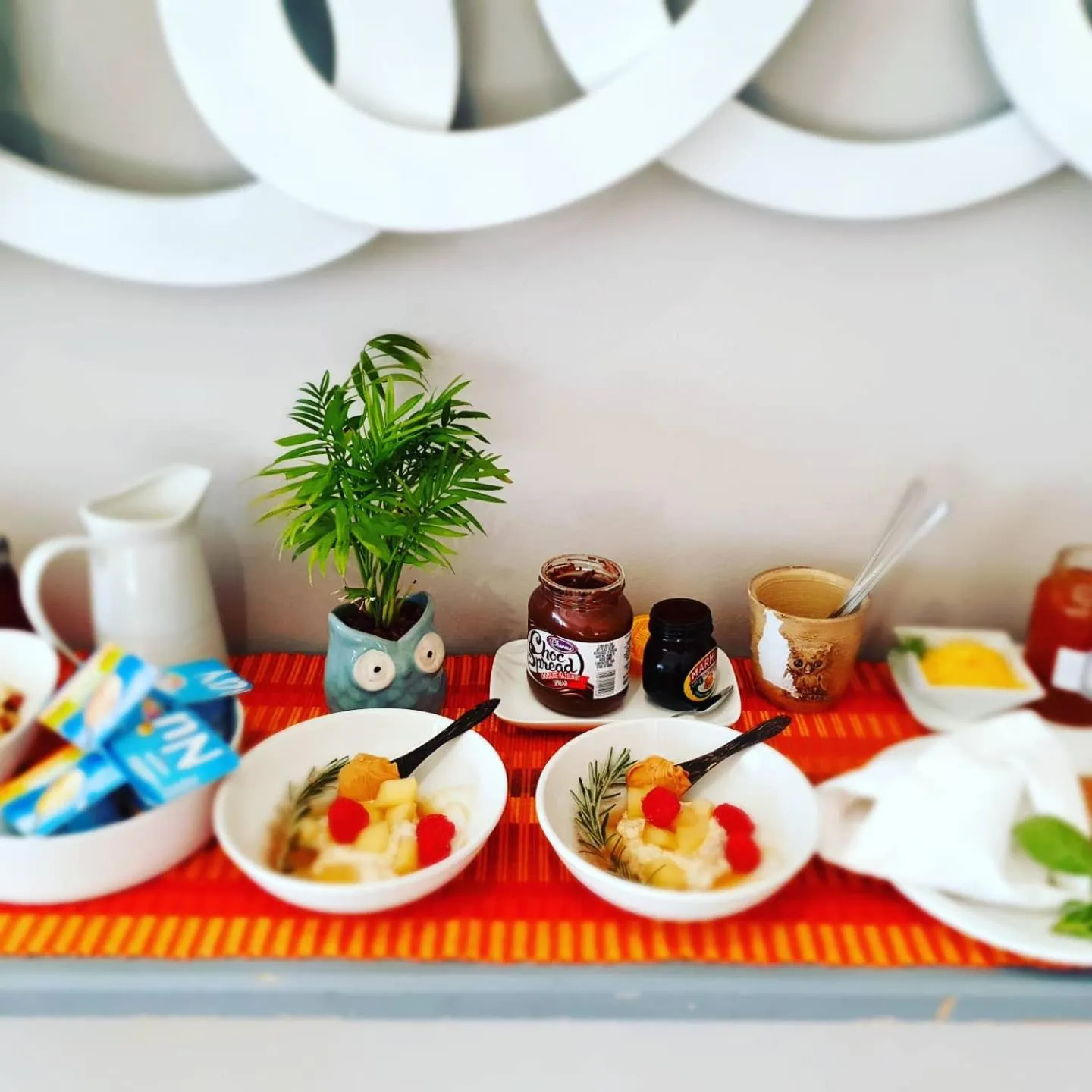 Breakfast in Two Fat Owls Guesthouse