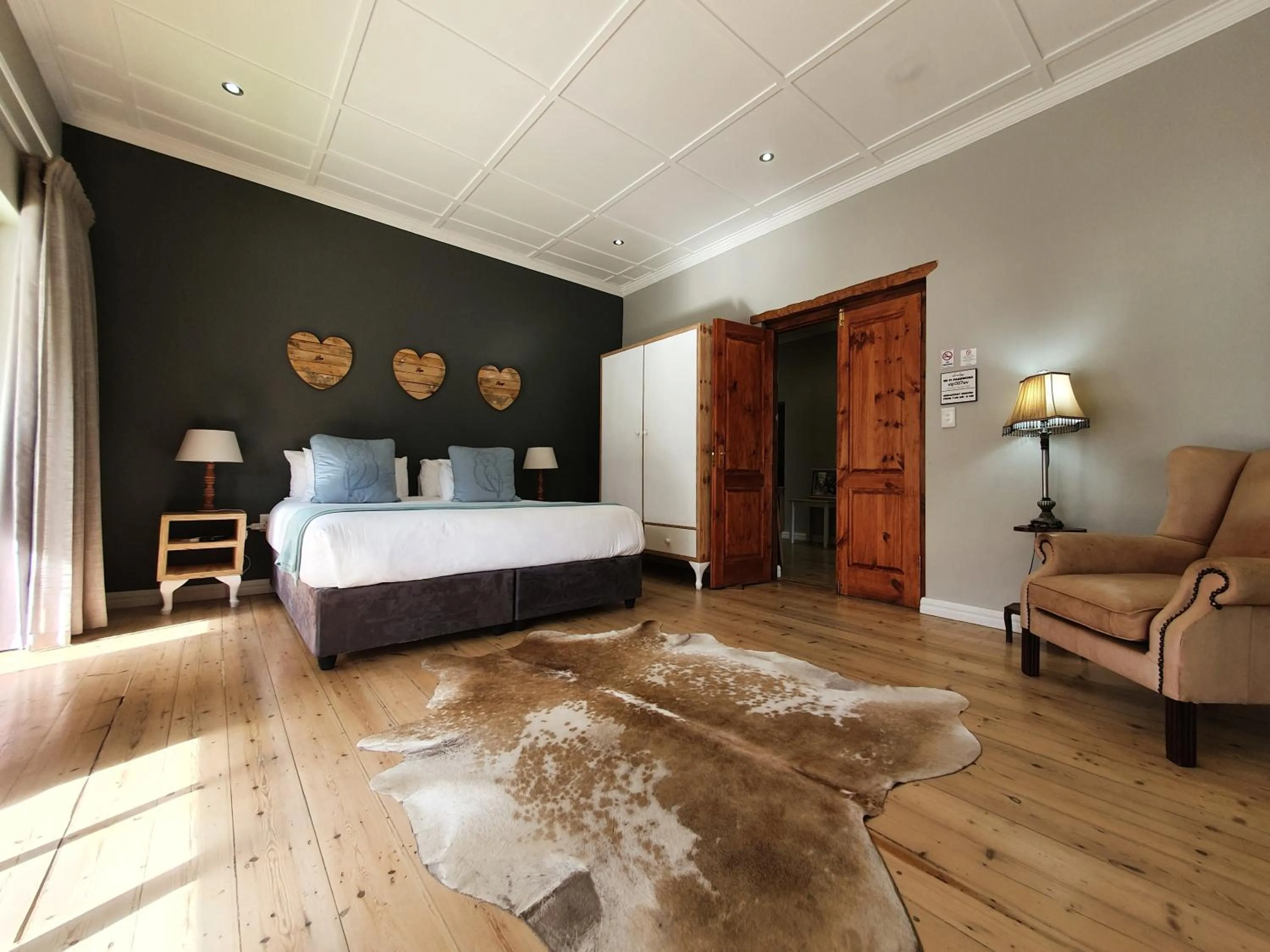 Bed in Two Fat Owls Guesthouse