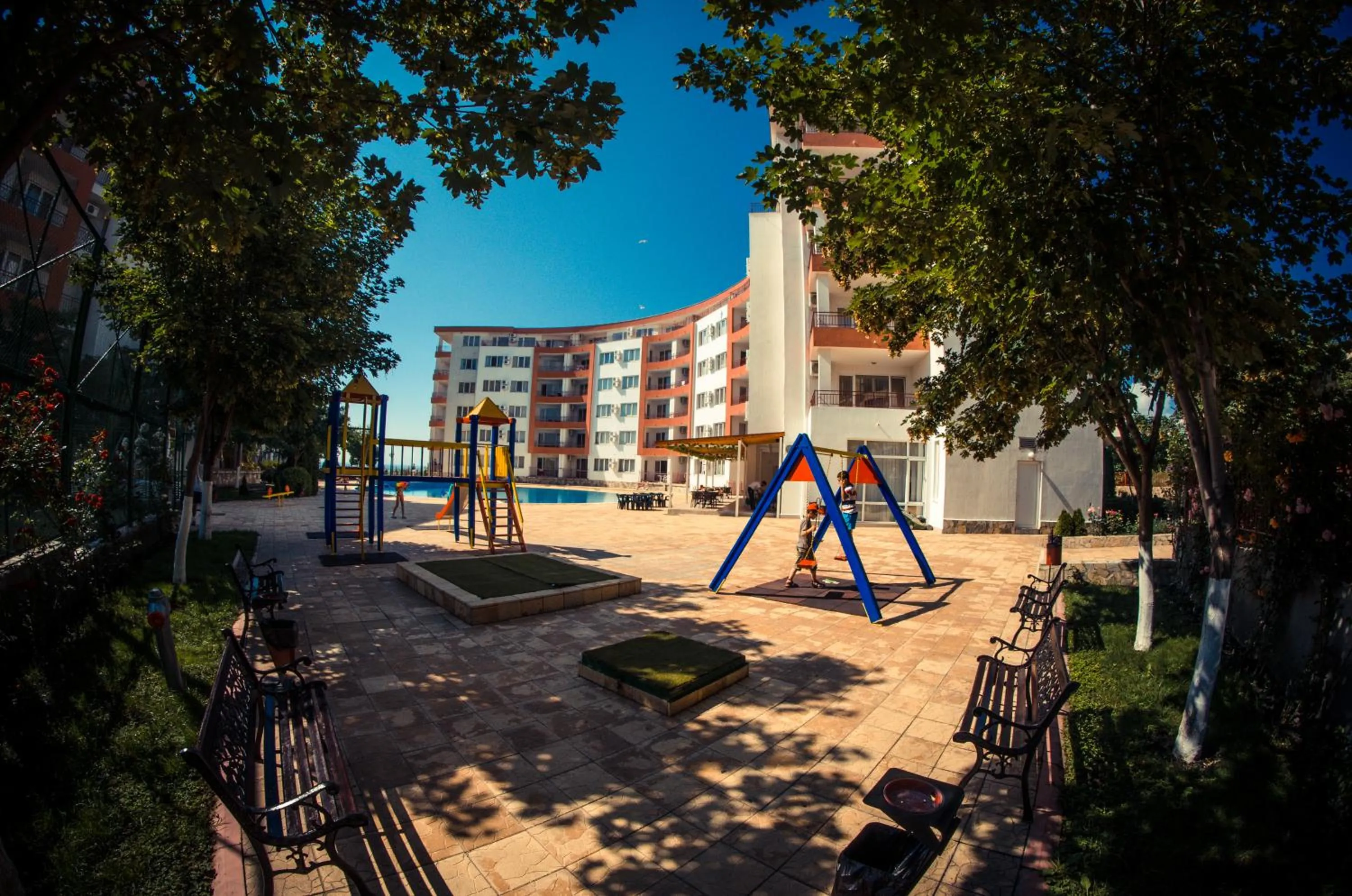 Children play ground in Riviera Fort Beach Apartments