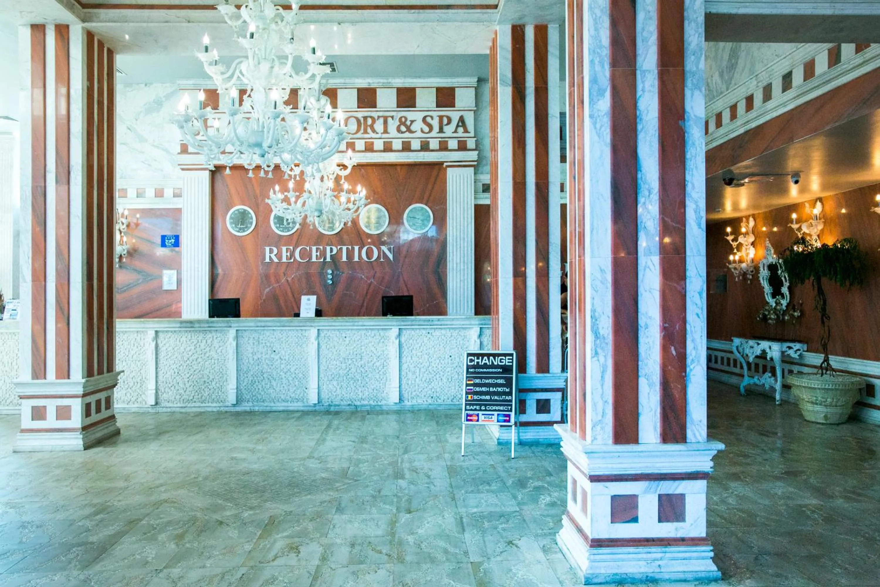 Lobby or reception in Chaika Beach Resort