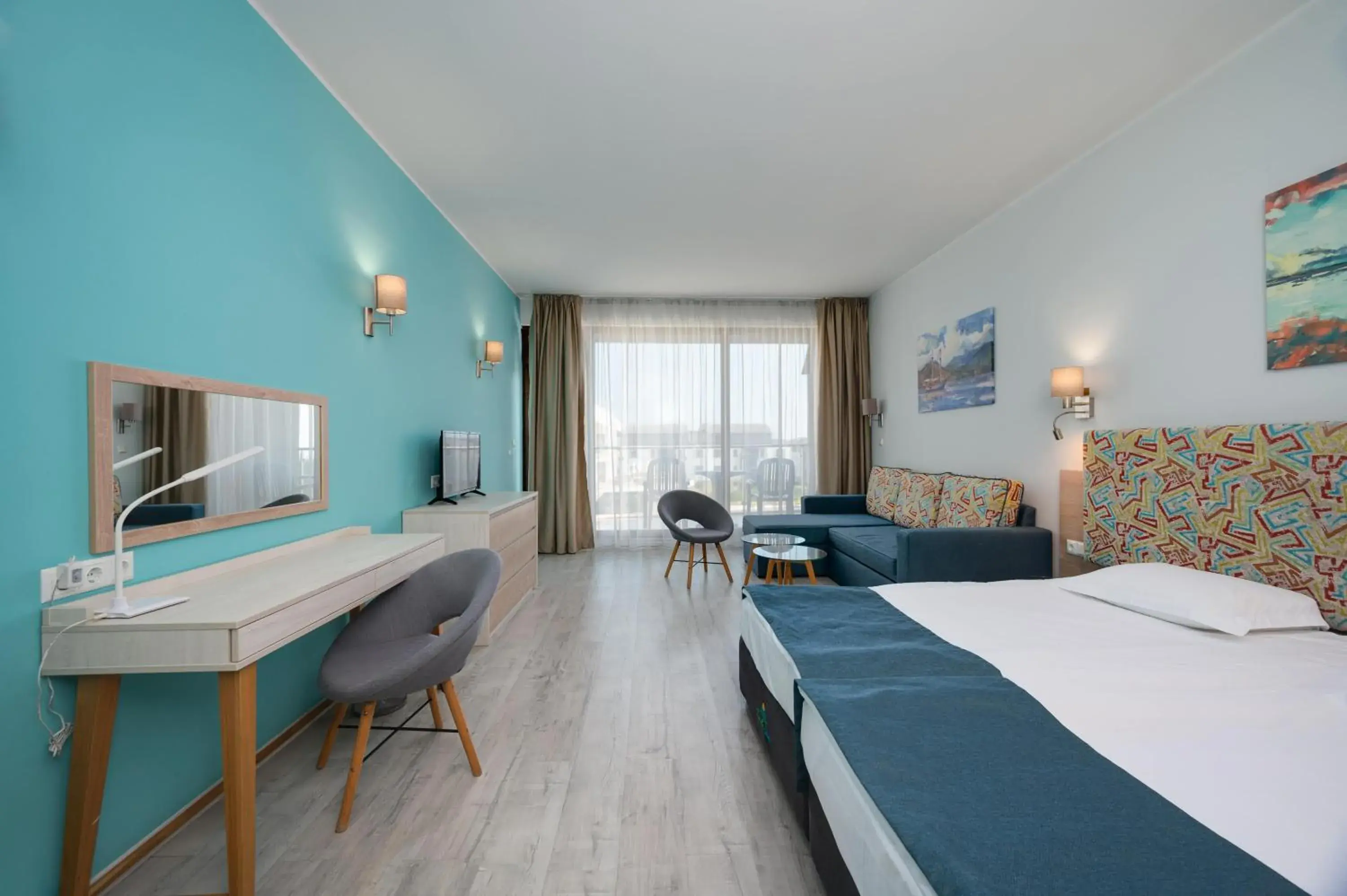 Twin Room with Balcony and Sea View - Free Access to Aquapark and Action Park in Topola Skies Resort & Aquapark Twin Room with Balcony and Sea View - Free Access to Aquapark and Action Park in Topola Skies Resort & Aquapark