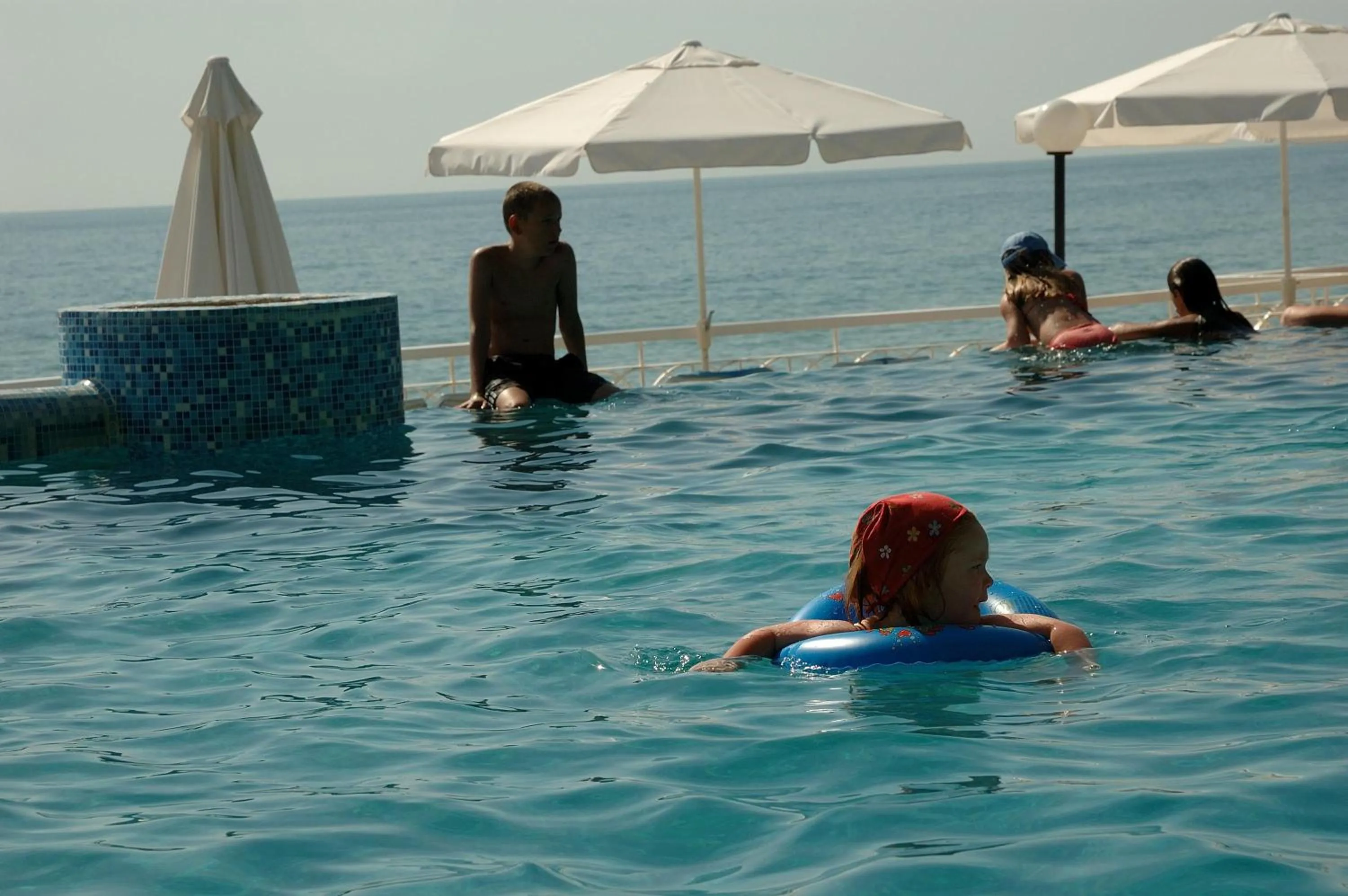 Swimming pool in Marina Hotel, Sunny Day