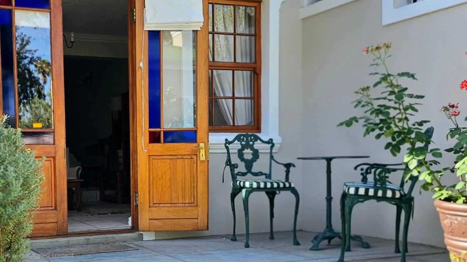 Balcony/Terrace in Montagu Vines Guesthouse