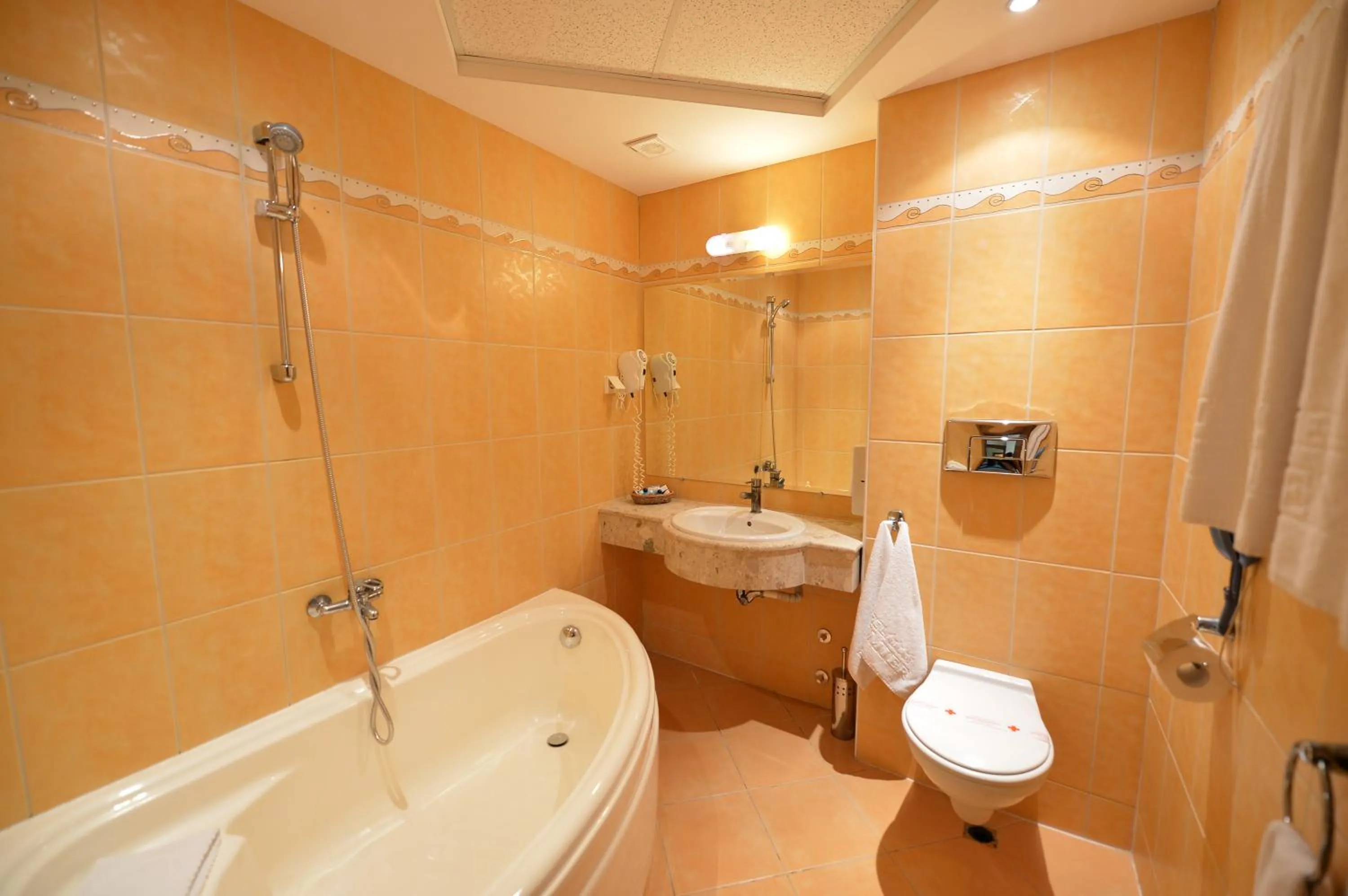 Bathroom in Hotel Premier - Veliko Tarnovo City Center, Panorama View