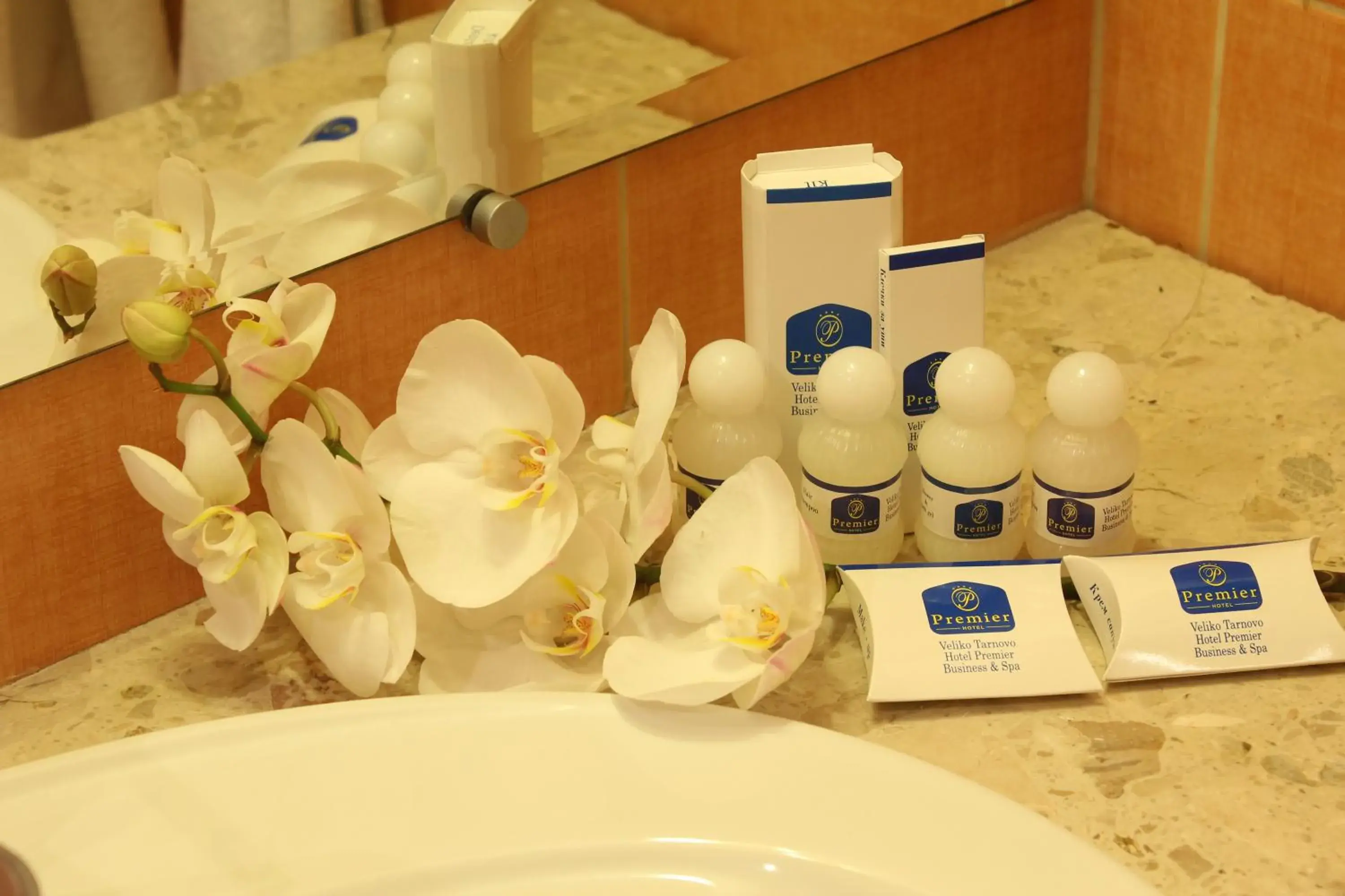 Bathroom in Hotel Premier - Veliko Tarnovo City Center, Panorama View Bathroom in Hotel Premier - Veliko Tarnovo City Center, Panorama View