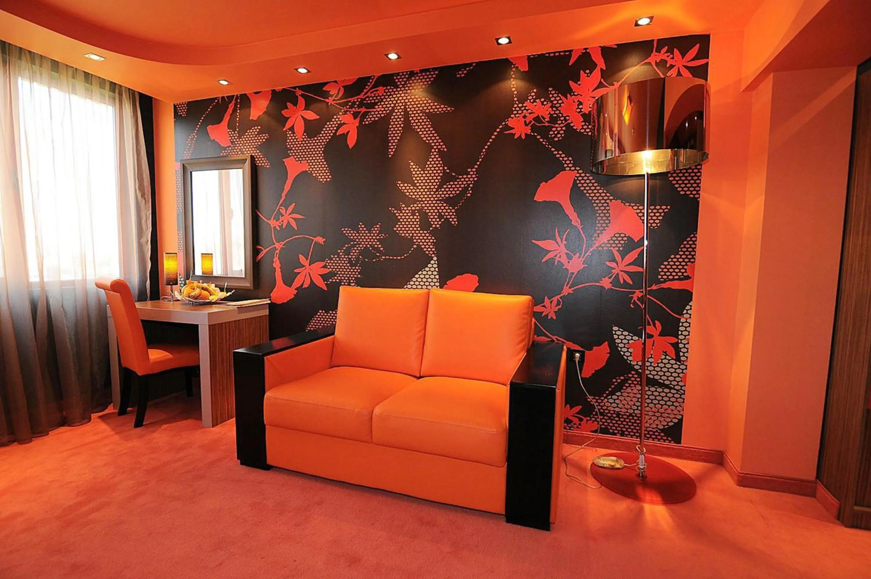 Seating area in Hotel Leipzig