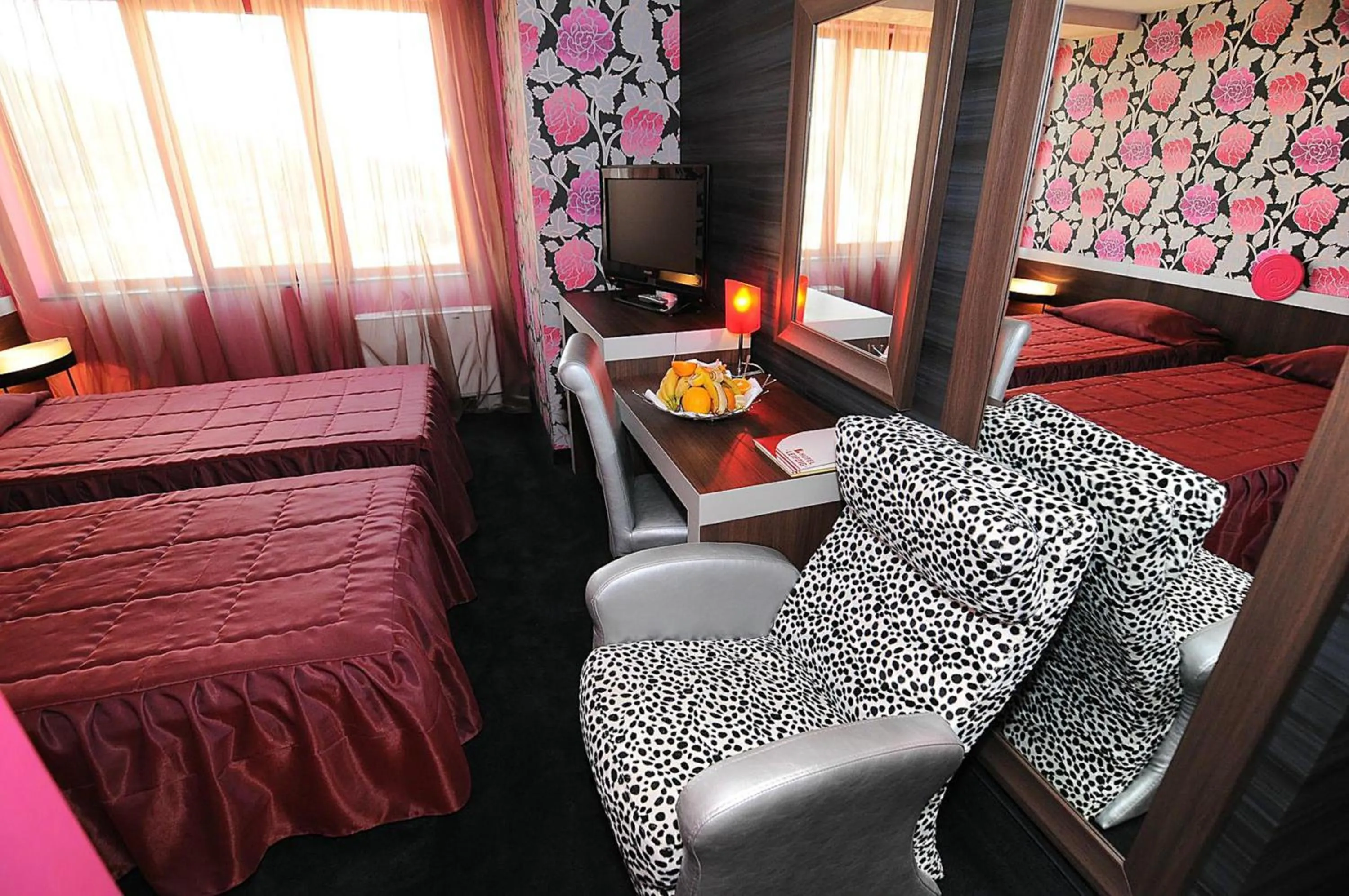 Bed in Hotel Leipzig