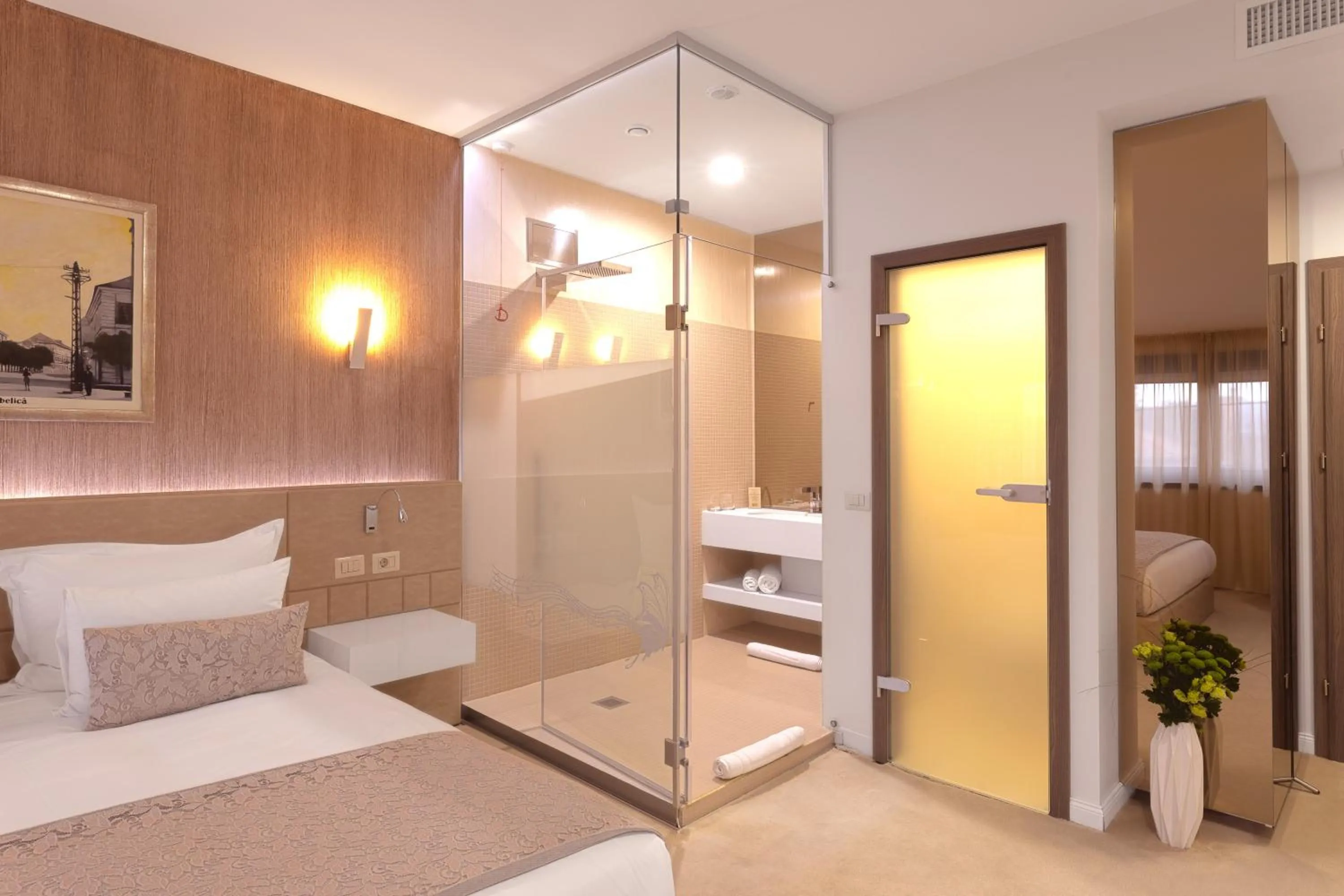 Seating area, Bed in Hotel Vila Class