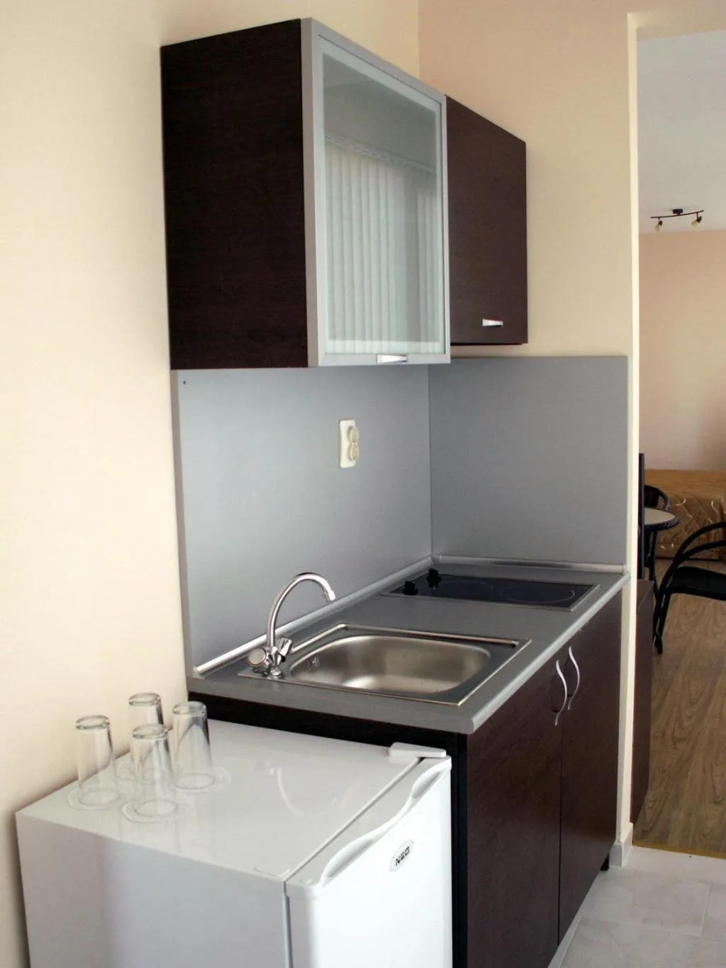 Kitchen or kitchenette in Serenity Hotel