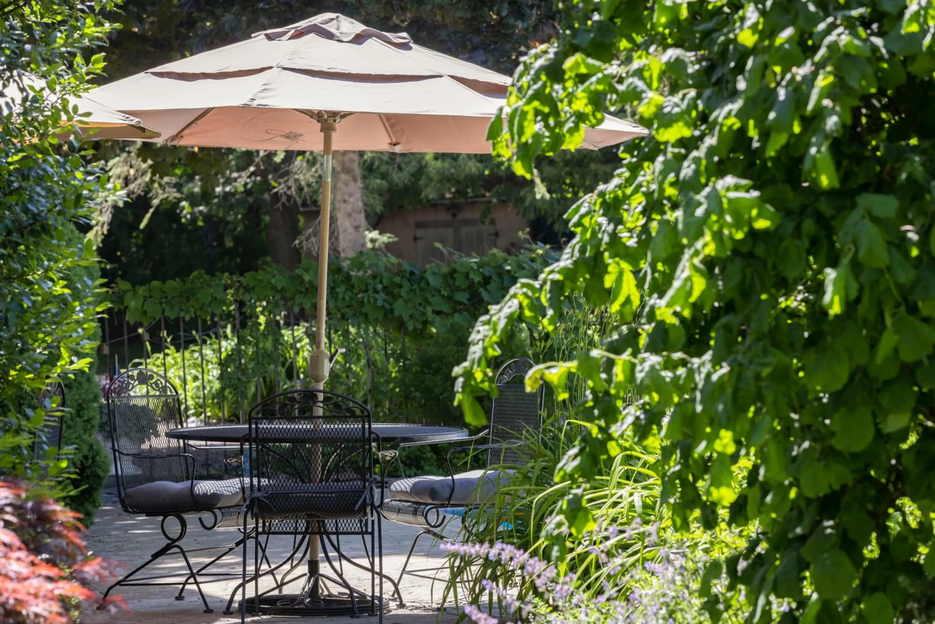 Patio in The Villa Bed and Breakfast