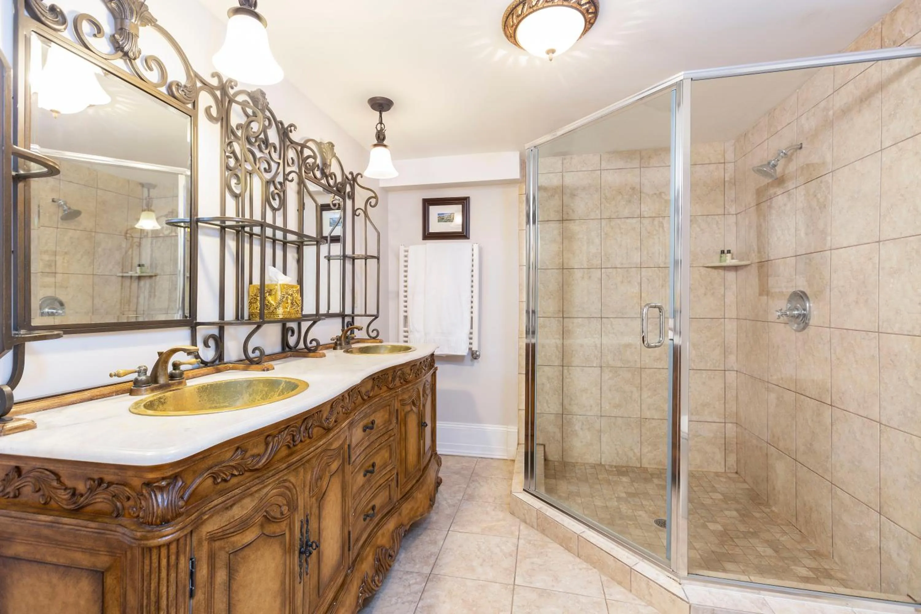 Shower in The Villa Bed and Breakfast