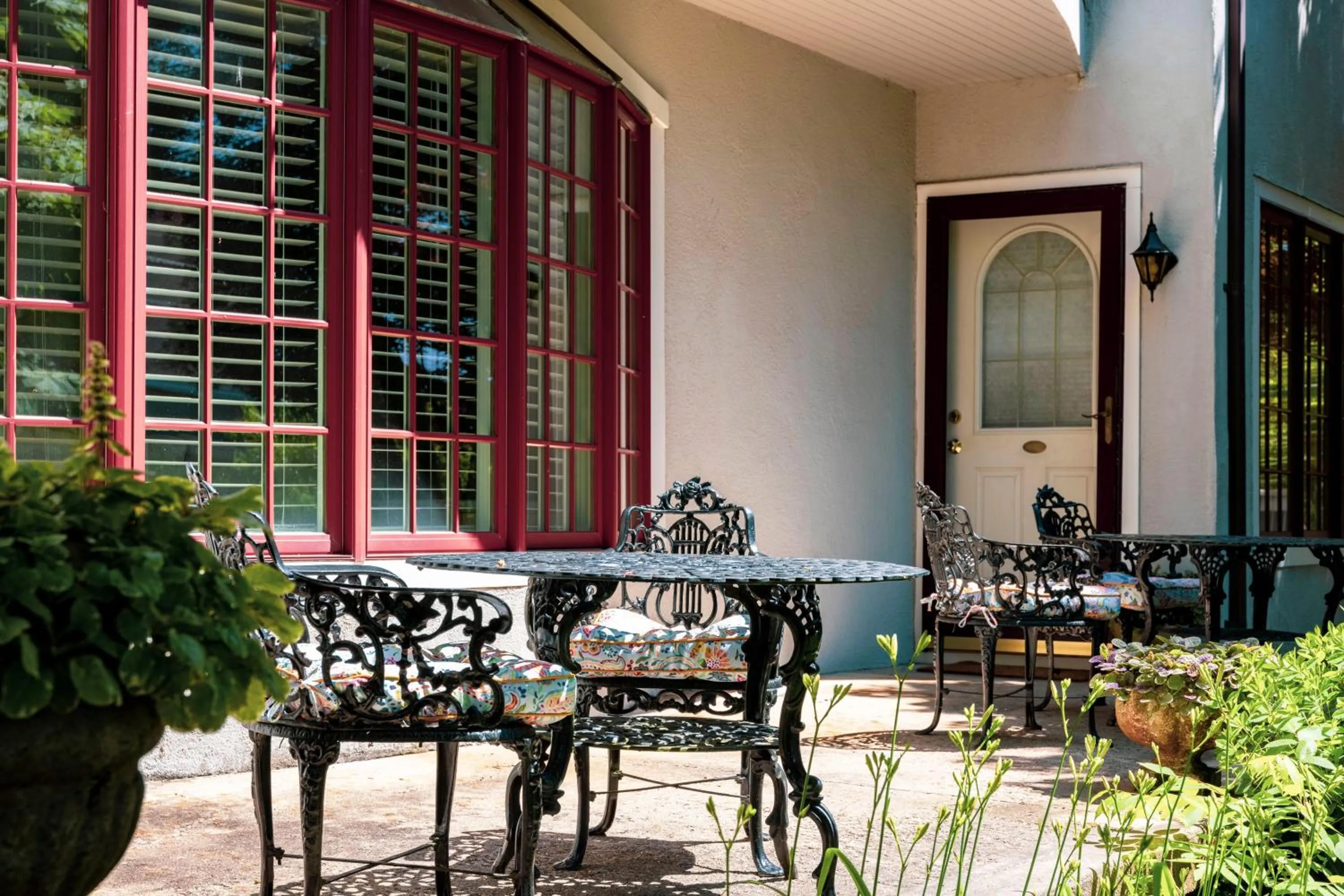 Patio in The Villa Bed and Breakfast