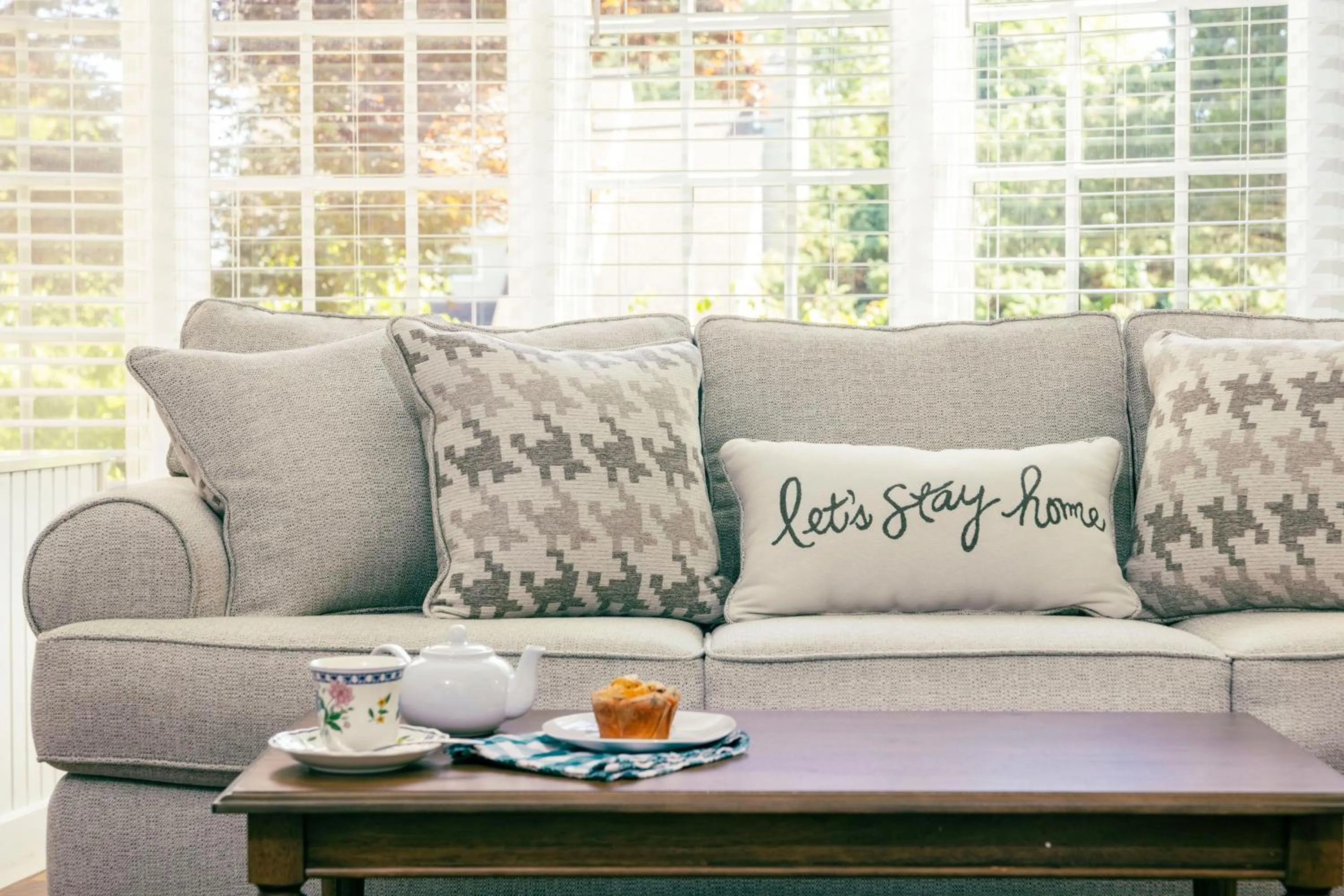 Seating area in The Villa Bed and Breakfast