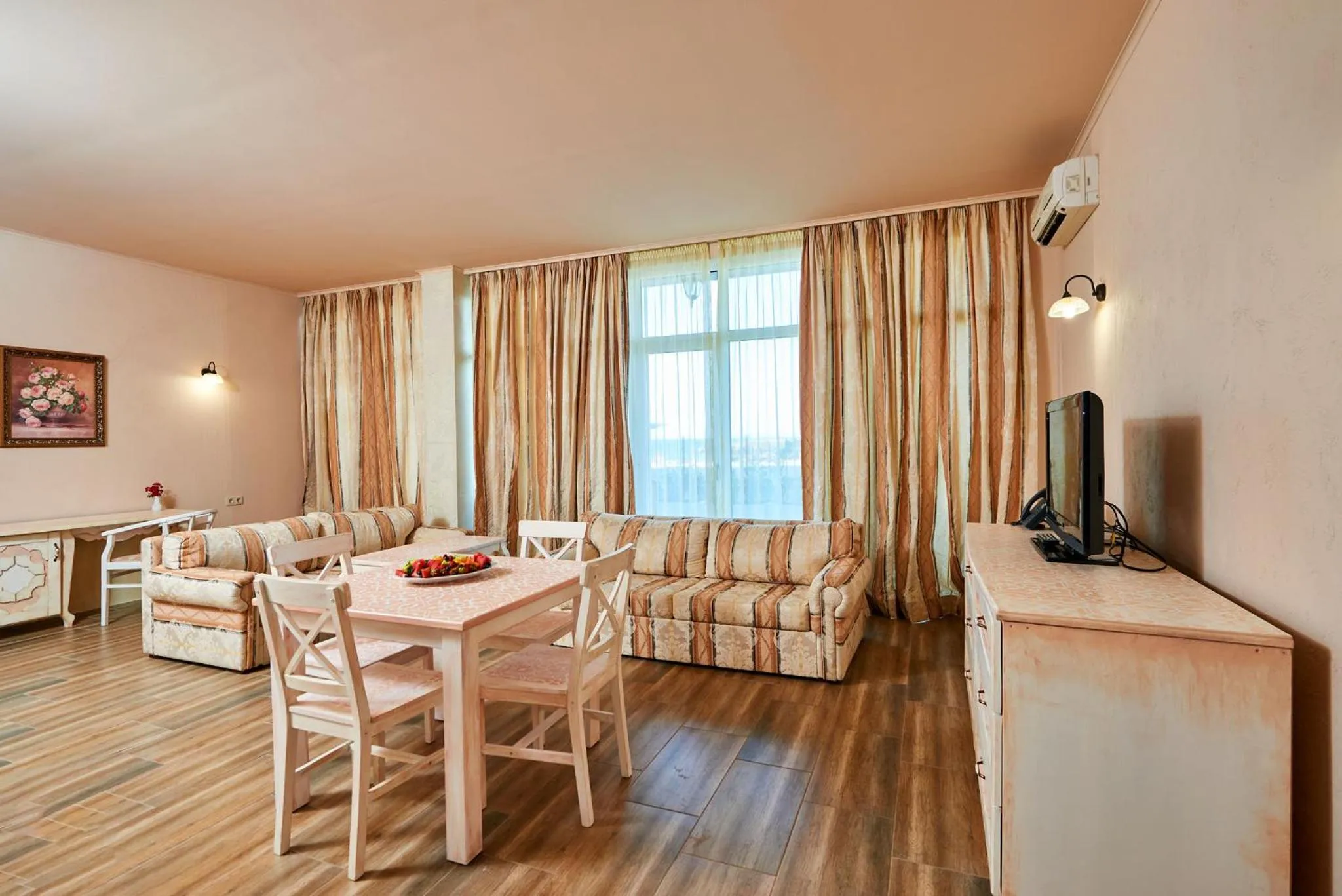Kitchen or kitchenette in Festa Pomorie Resort