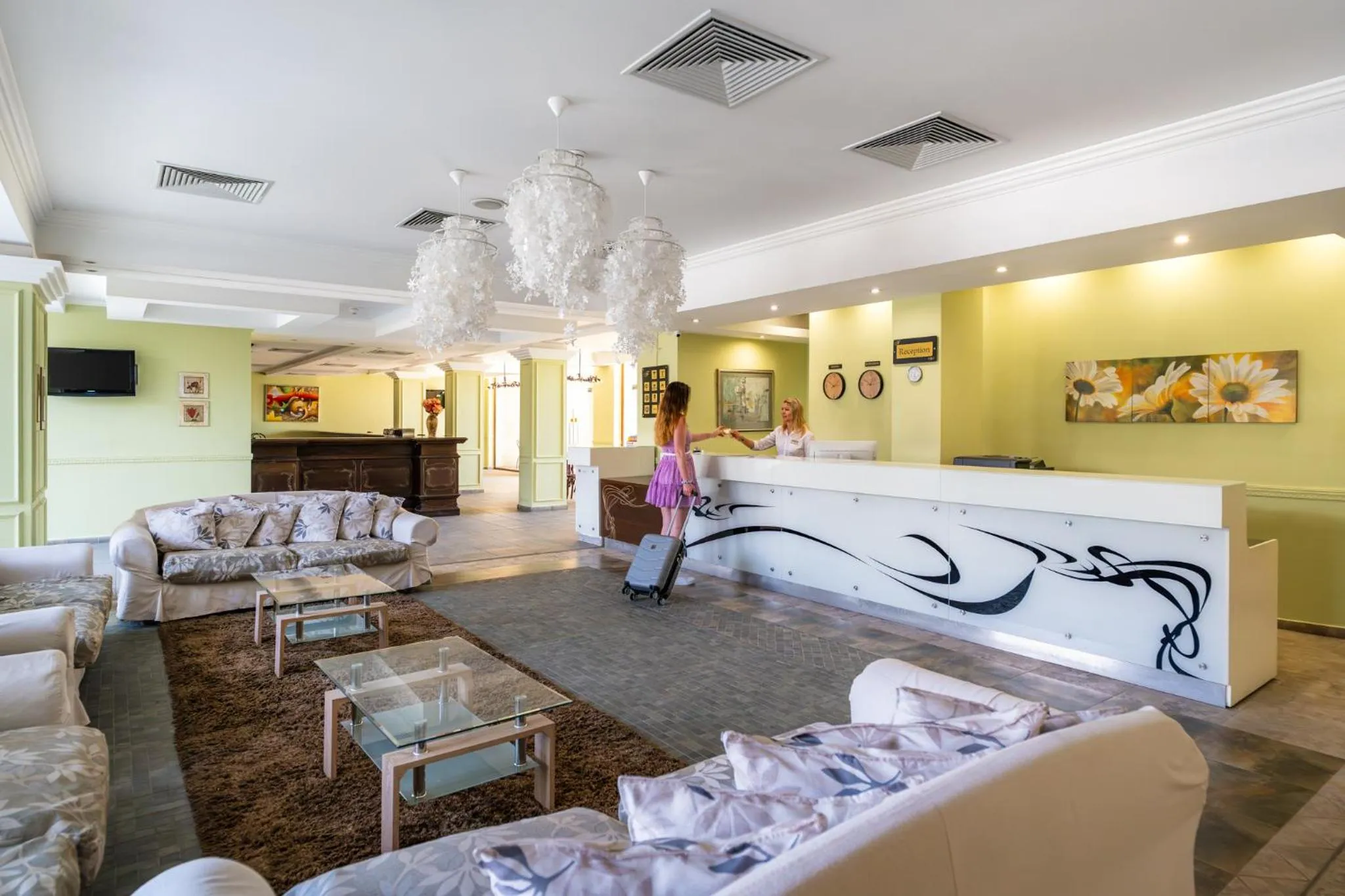 Lobby or reception in Festa Pomorie Resort