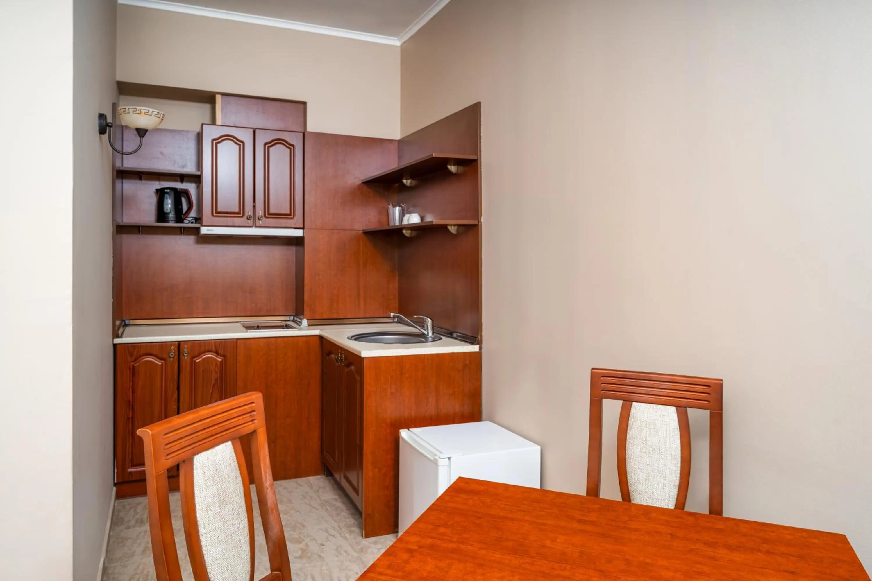 Kitchen or kitchenette in Festa Pomorie Resort