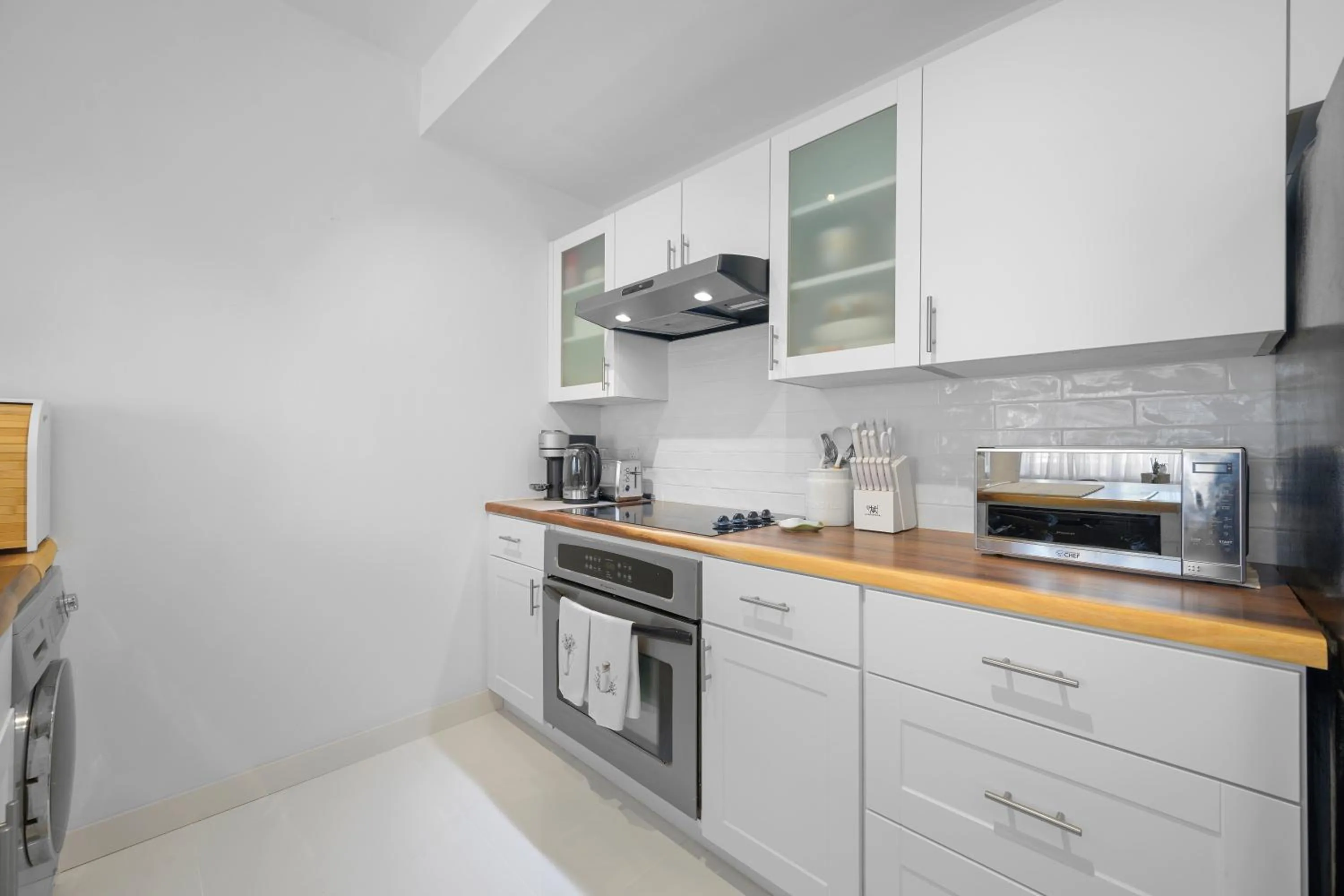 Kitchen or kitchenette in Sage on Ocean Drive Apartments