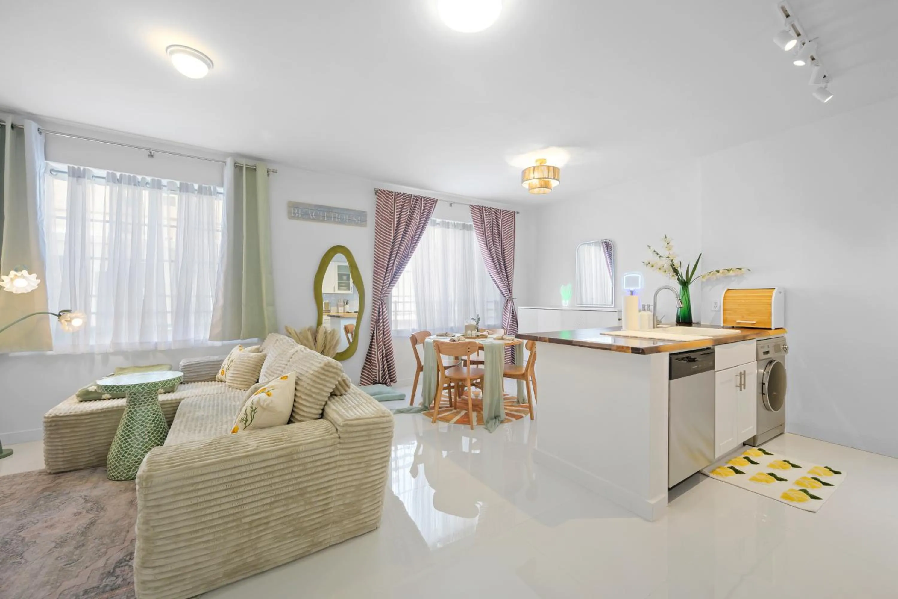 Kitchen or kitchenette in Sage on Ocean Drive Apartments