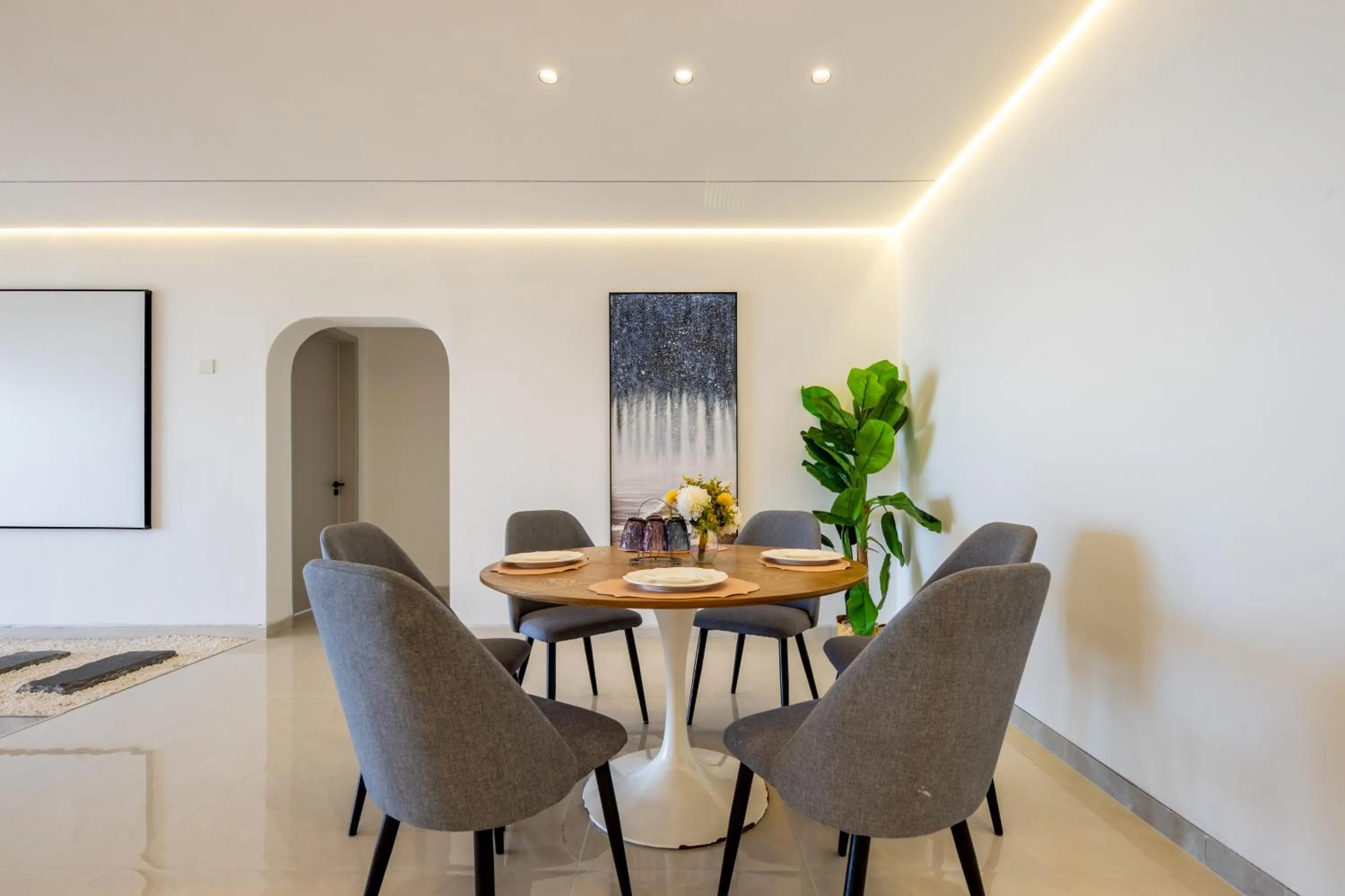 Living room in Sanya Sun Seaview Apartment