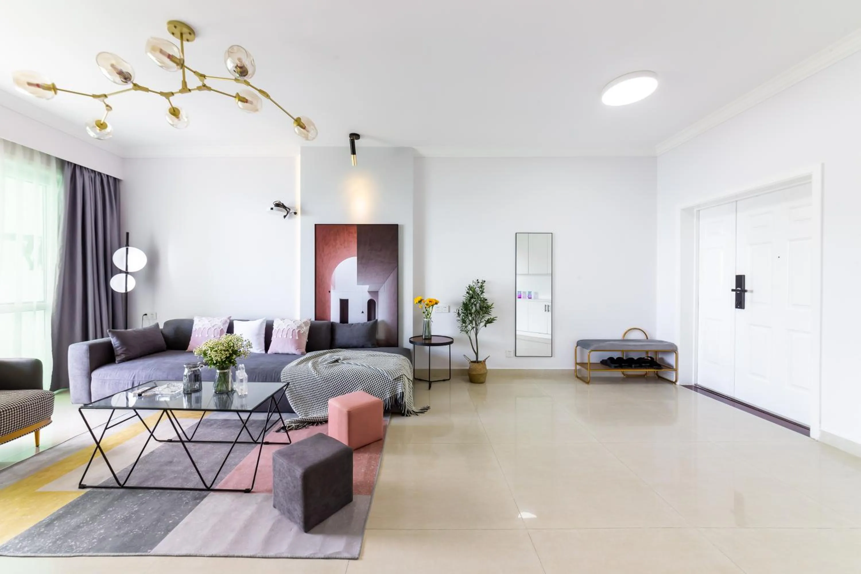 Living room in Sanya Sun Seaview Apartment