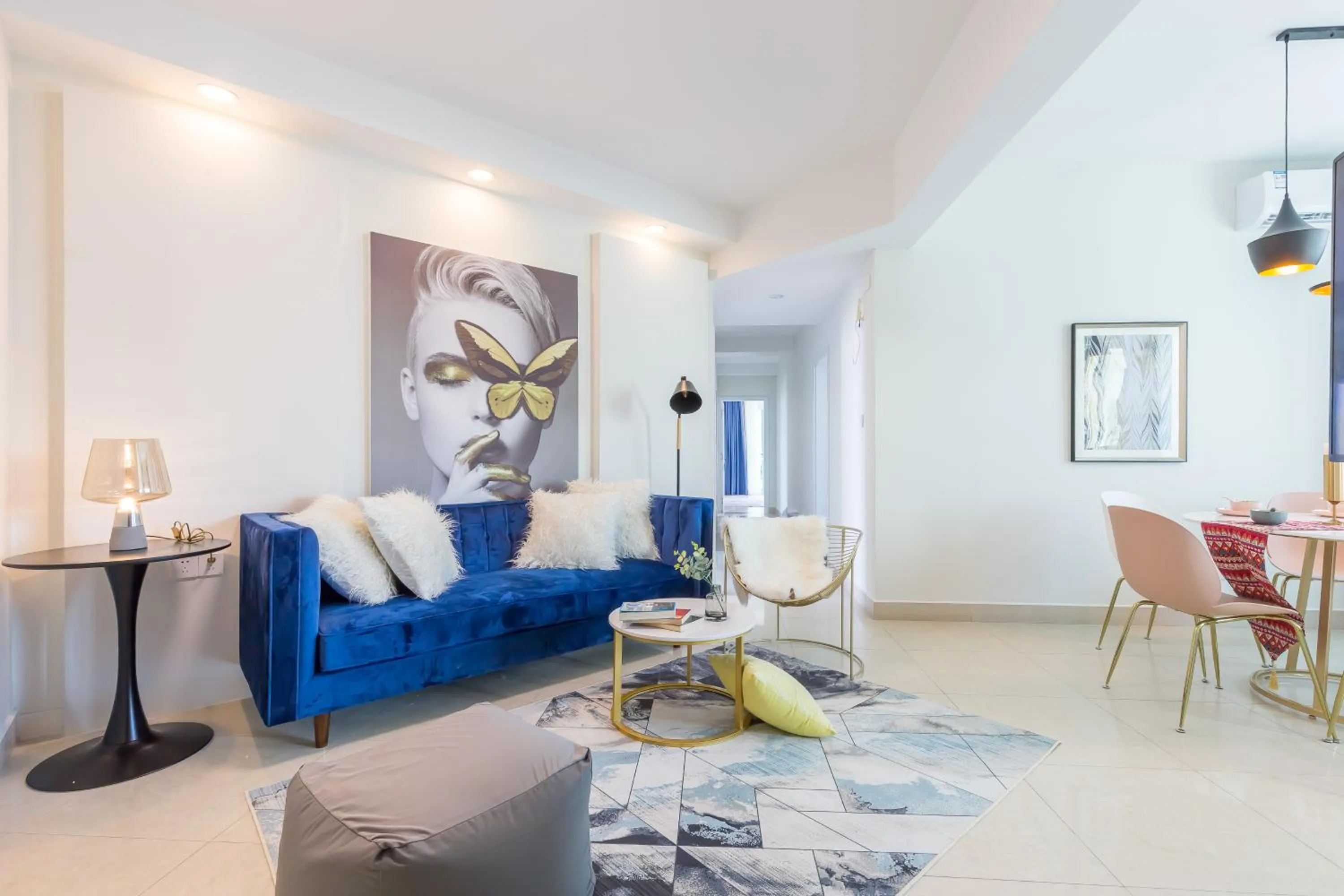 Living room in Sanya Sun Seaview Apartment