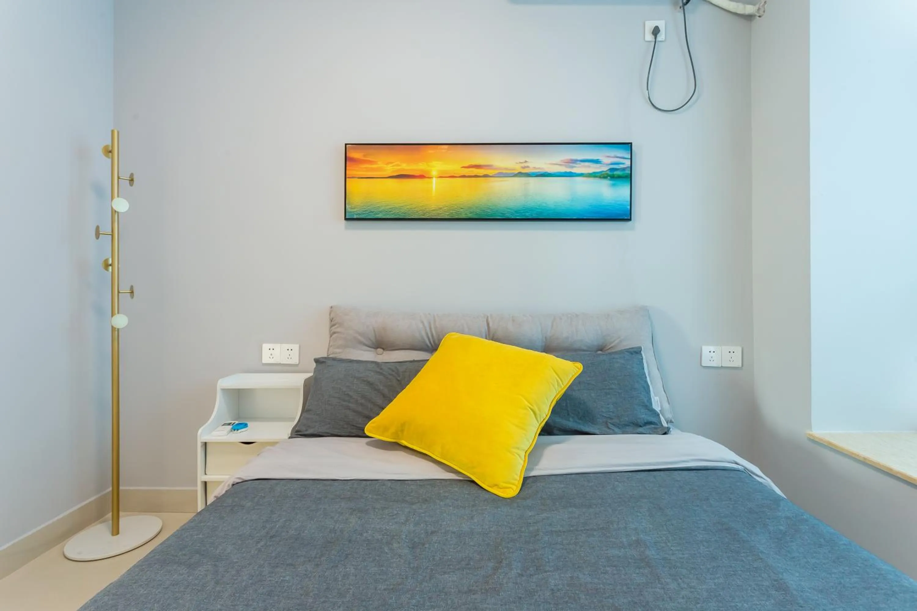 Bed in Sanya Sun Seaview Apartment