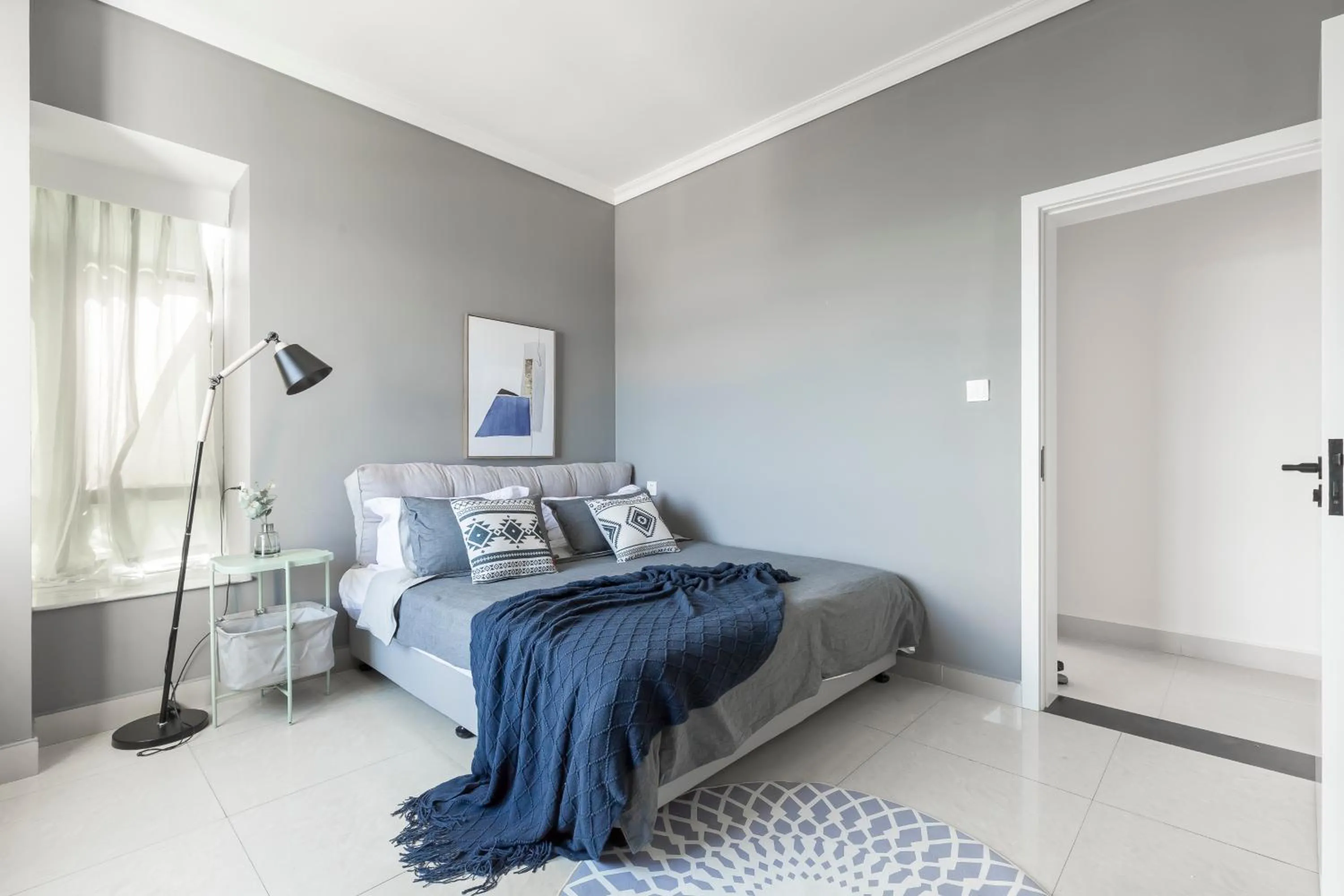 Bed in Sanya Sun Seaview Apartment