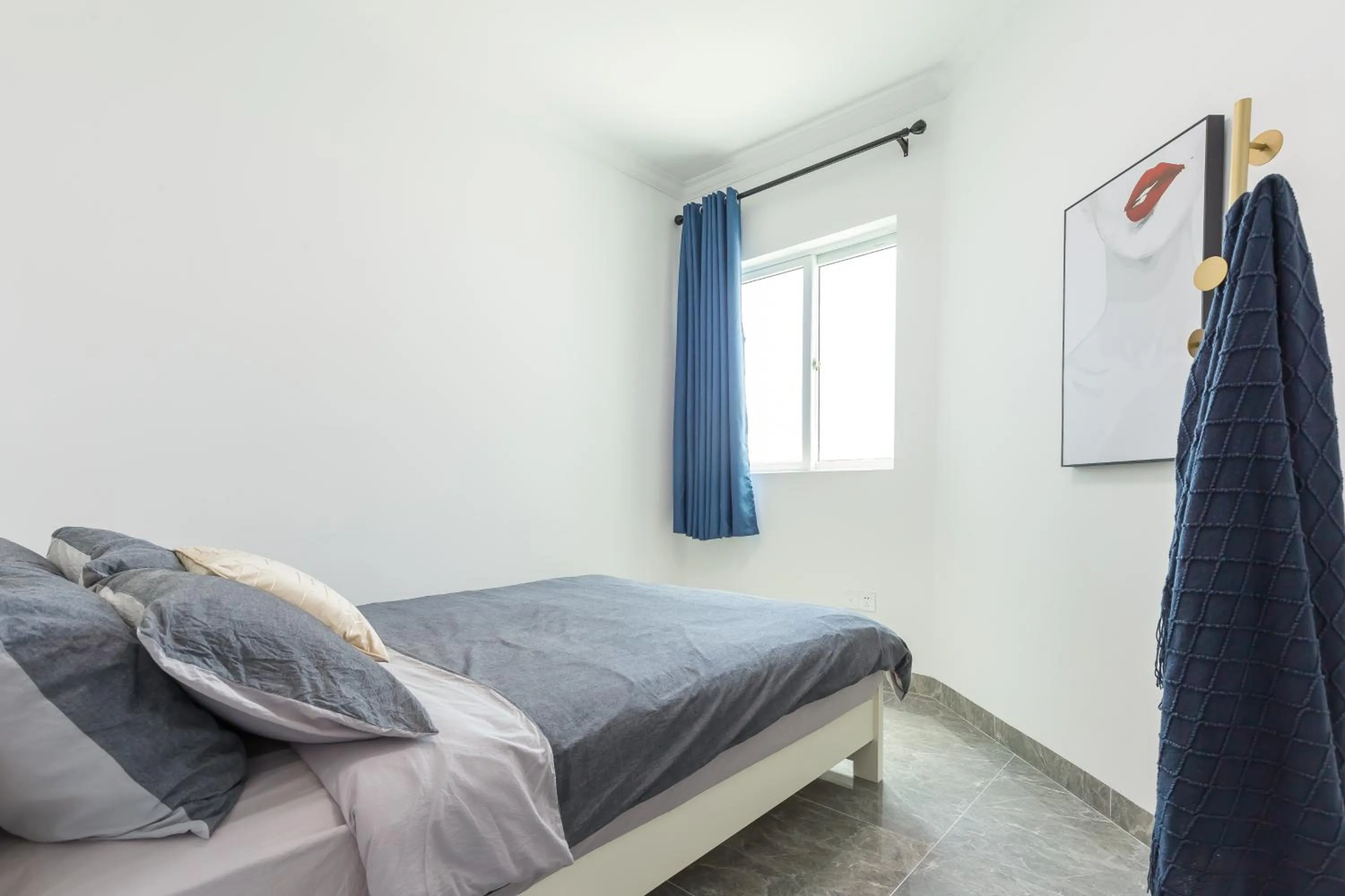 Bed in Sanya Sun Seaview Apartment