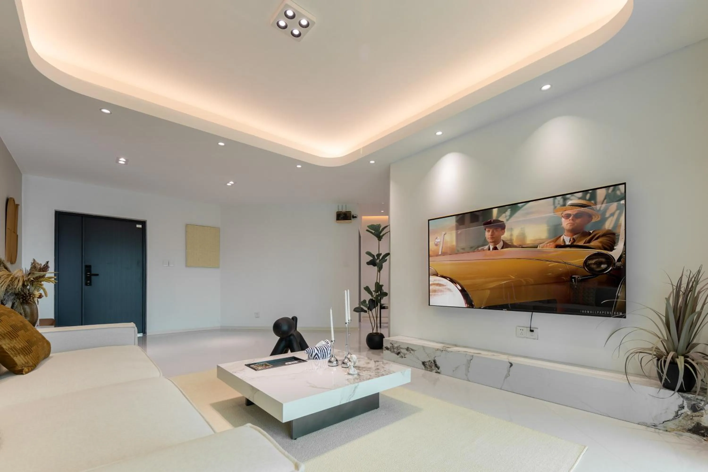 TV and multimedia in Sanya Sun Seaview Apartment