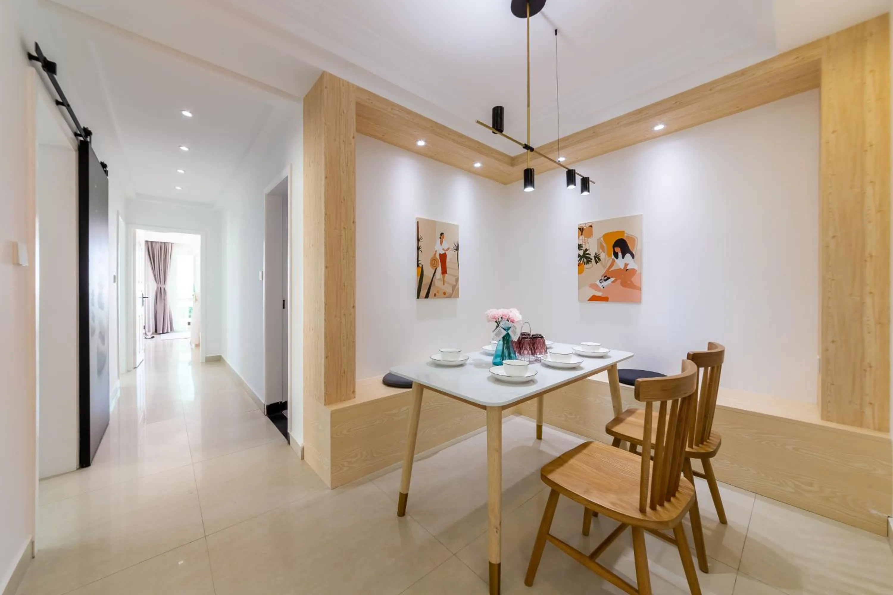 Living room in Sanya Sun Seaview Apartment