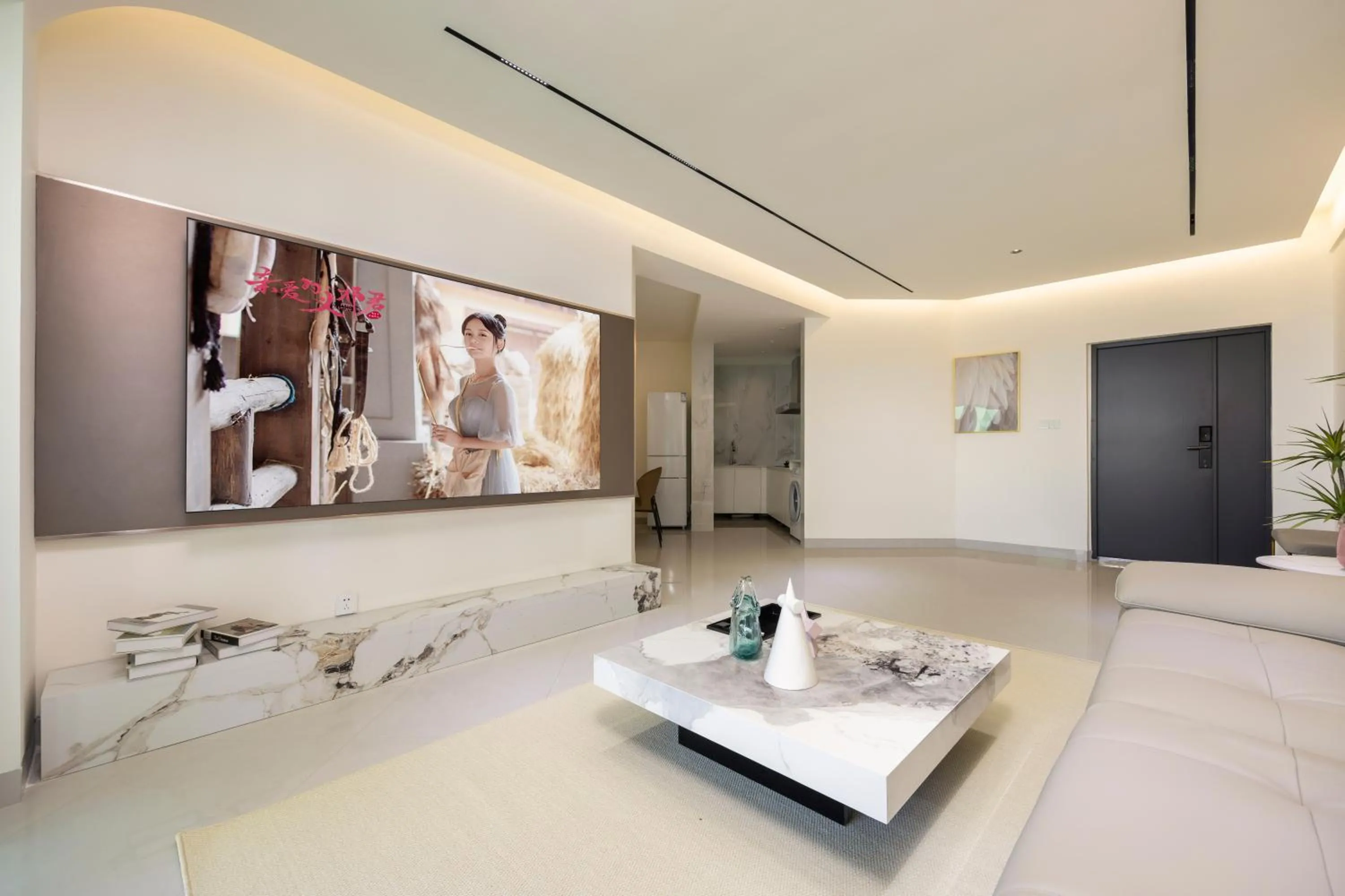 Living room in Sanya Sun Seaview Apartment