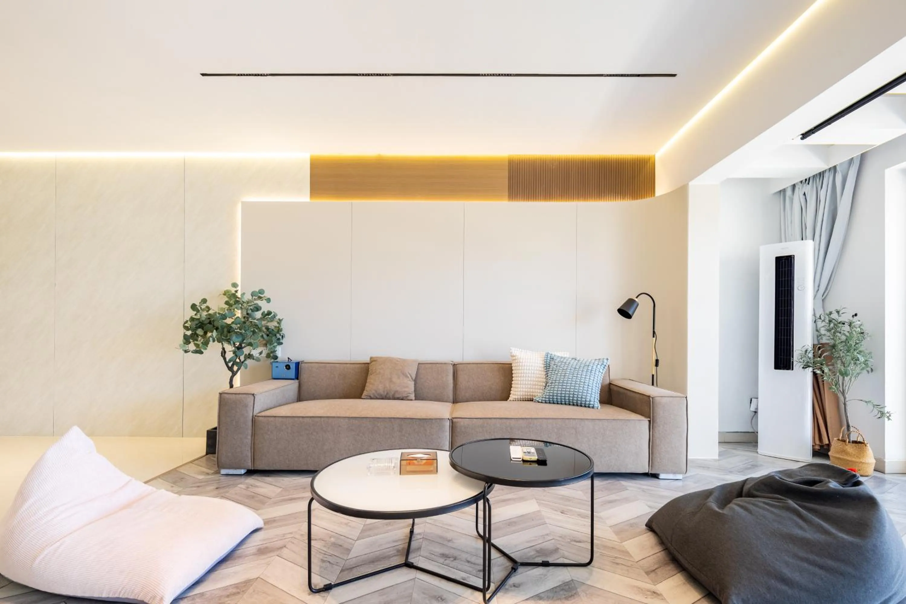 Living room in Sanya Sun Seaview Apartment