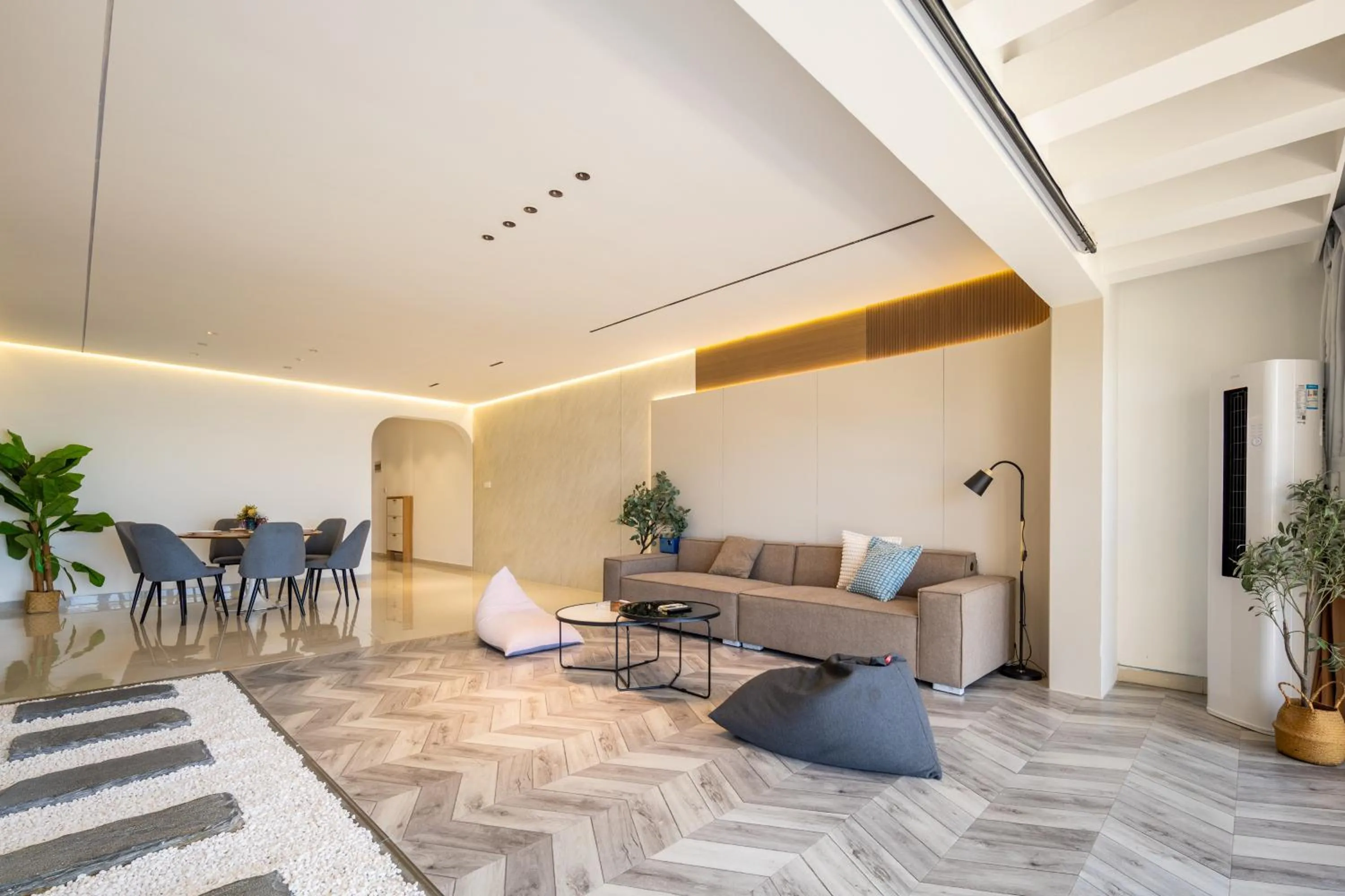 Living room in Sanya Sun Seaview Apartment