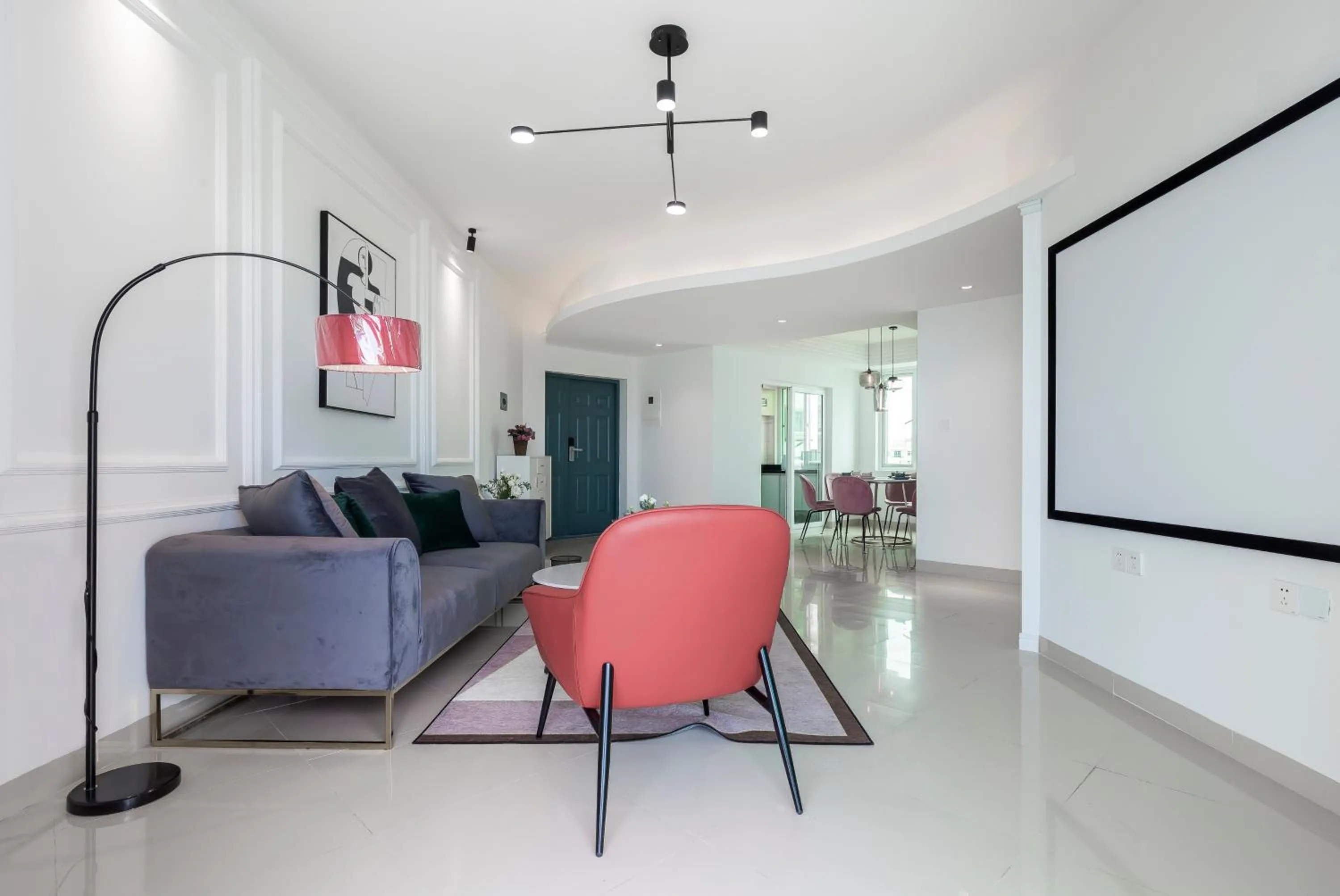 Living room in Sanya Sun Seaview Apartment