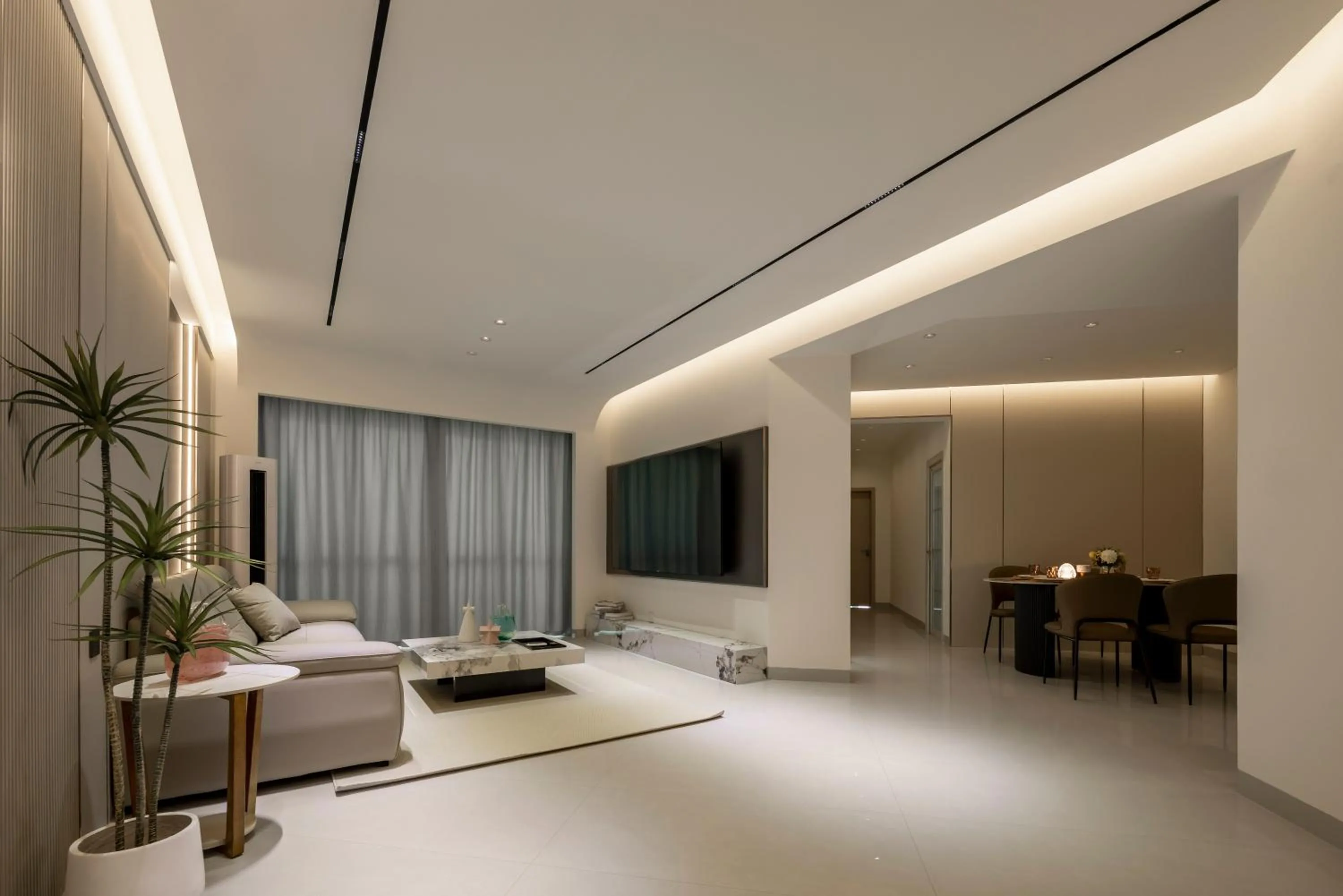 TV and multimedia in Sanya Sun Seaview Apartment